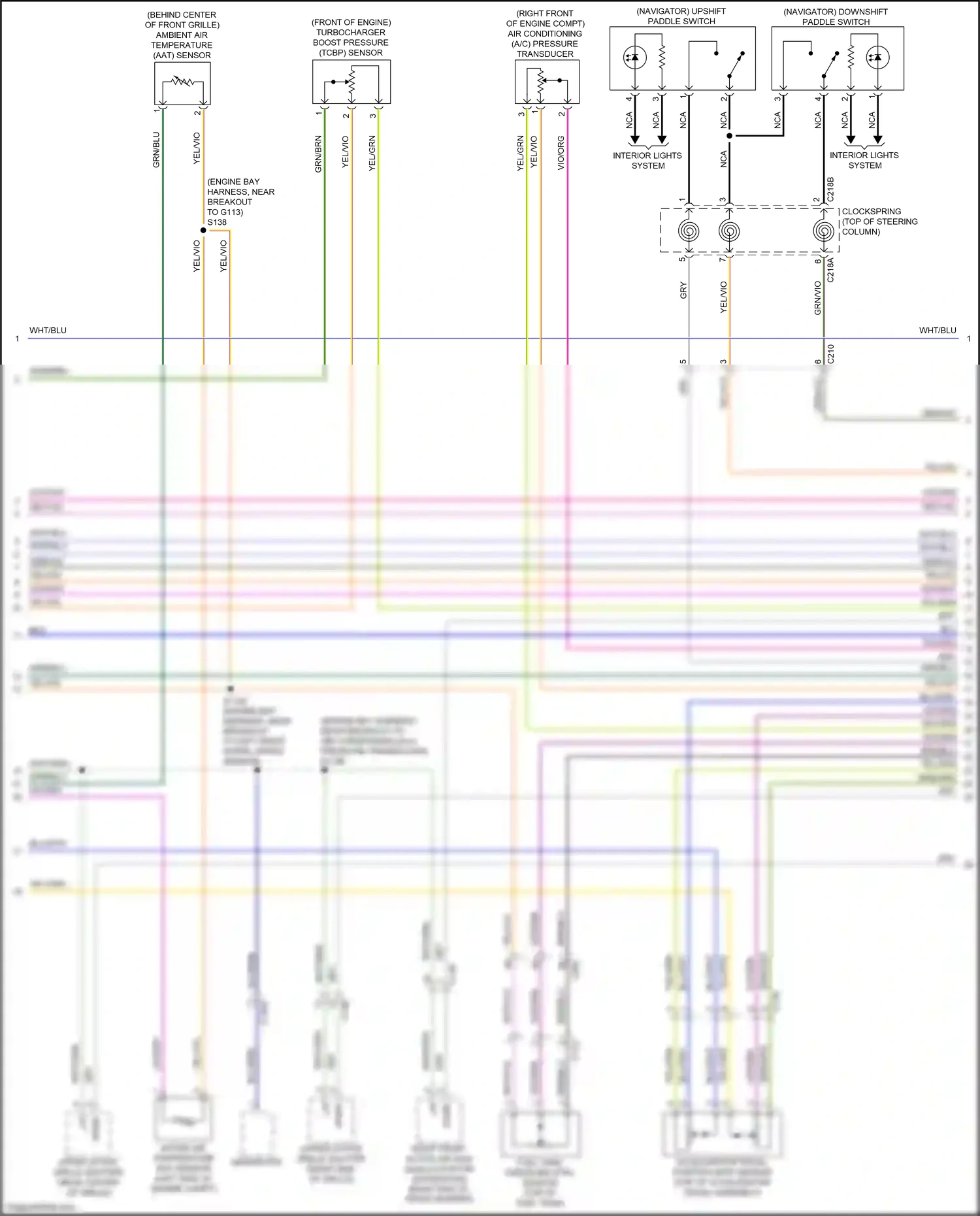 Ford Expedition IV facelift (2022-2024) upper active grille shutter wiring diagram  (6 of 6)