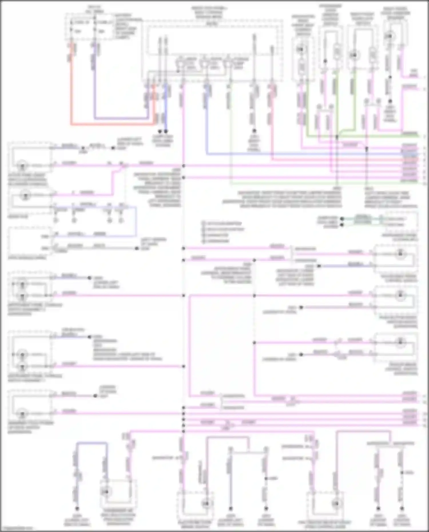 Wiring diagram w/o floor shifter for Ford Expedition IV facelift (2022-2024) (4 of 10)