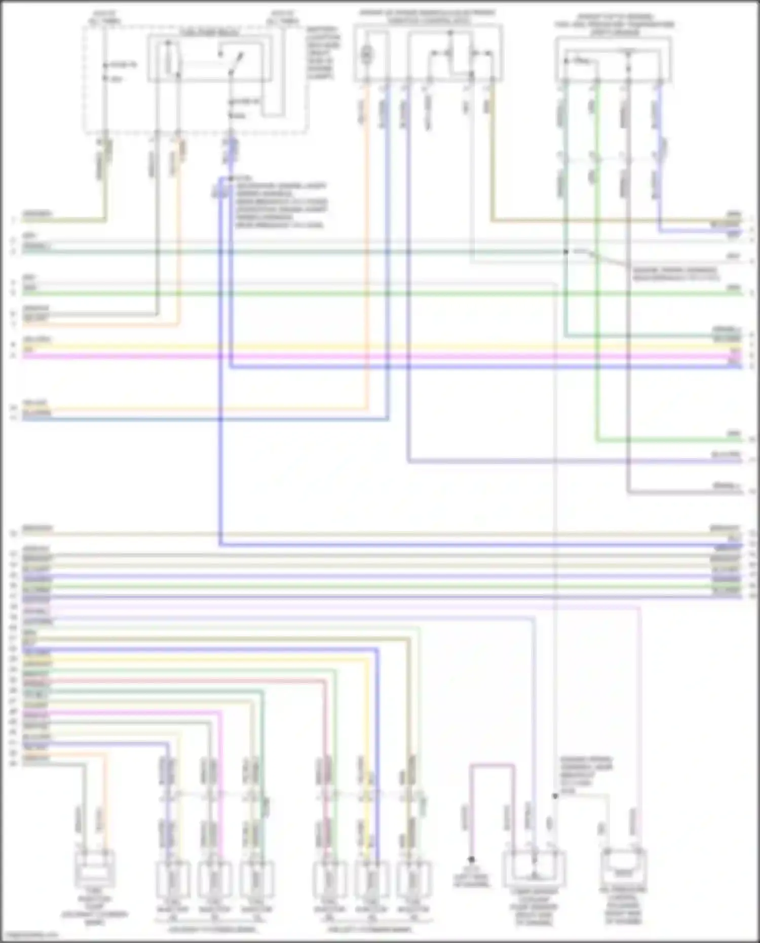 Expedition Ford IV (2017-2022): Wiring diagram engine performance 3.5l turbo (4 of 7)