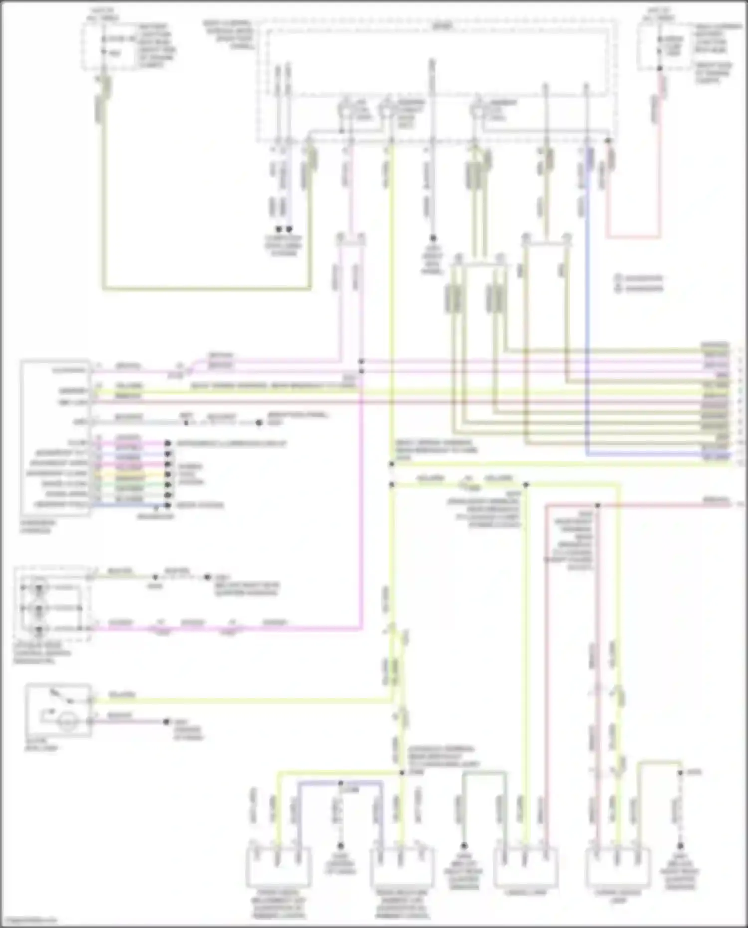 Expedition Ford IV (2017-2022): Courtesy lamps circuit (1 of 4)