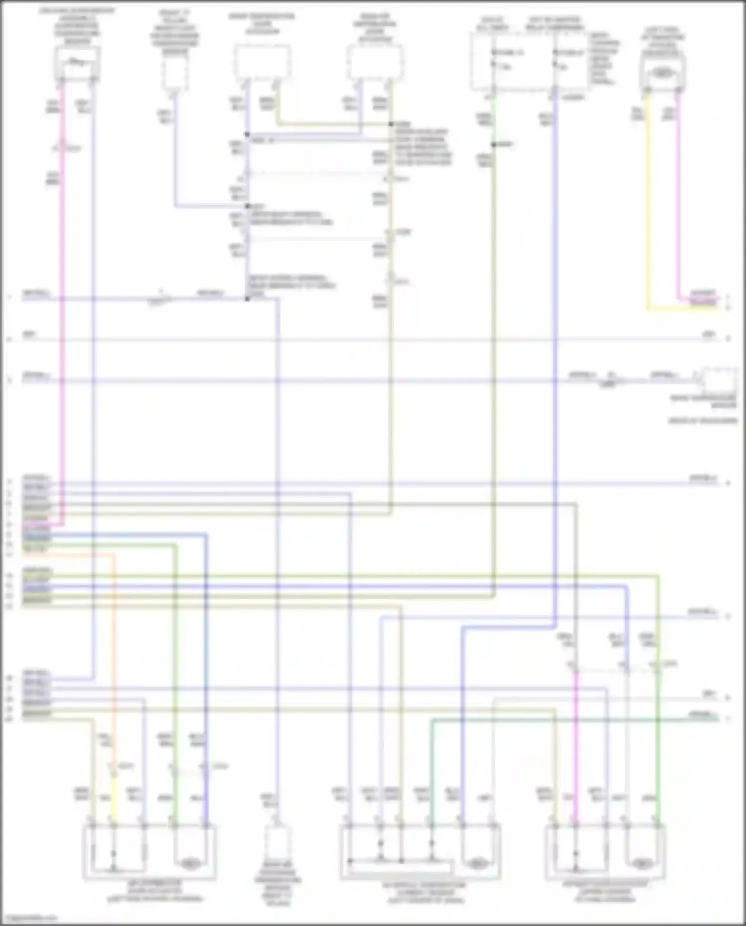 Wiring diagram air distribution door actuator for Ford Expedition IV (2017-2022) (2 of 2)