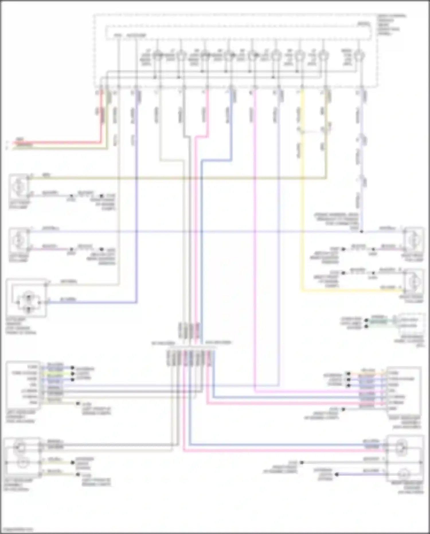 Wiring diagram autolamp sensor for Ford Expedition IV (2017-2022) (2 of 2)