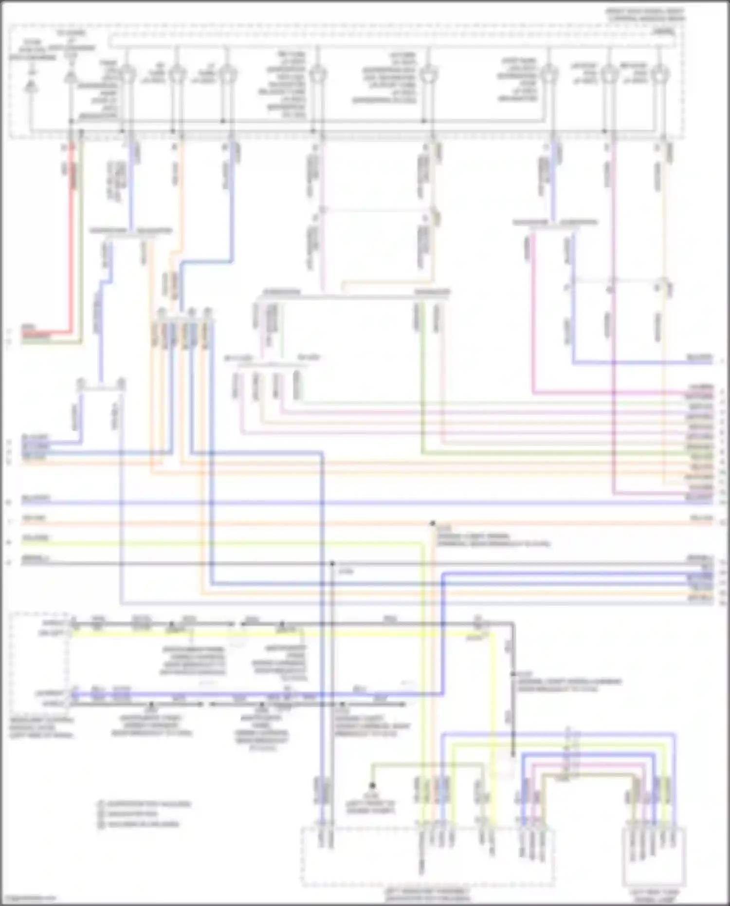 Wiring diagram blu/wht for Ford Expedition IV (2017-2022) (42 of 69)