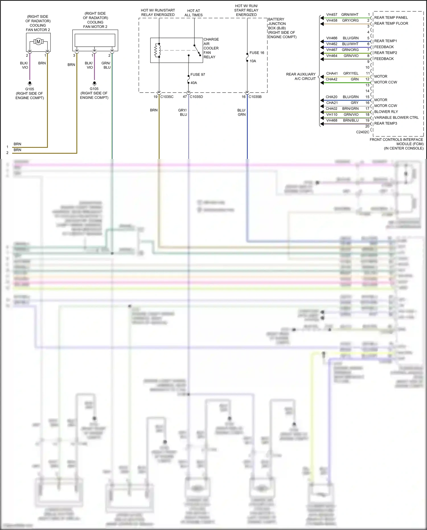 Ford Expedition IV (2017-2022) brn/blu wiring diagram  (13 of 65)