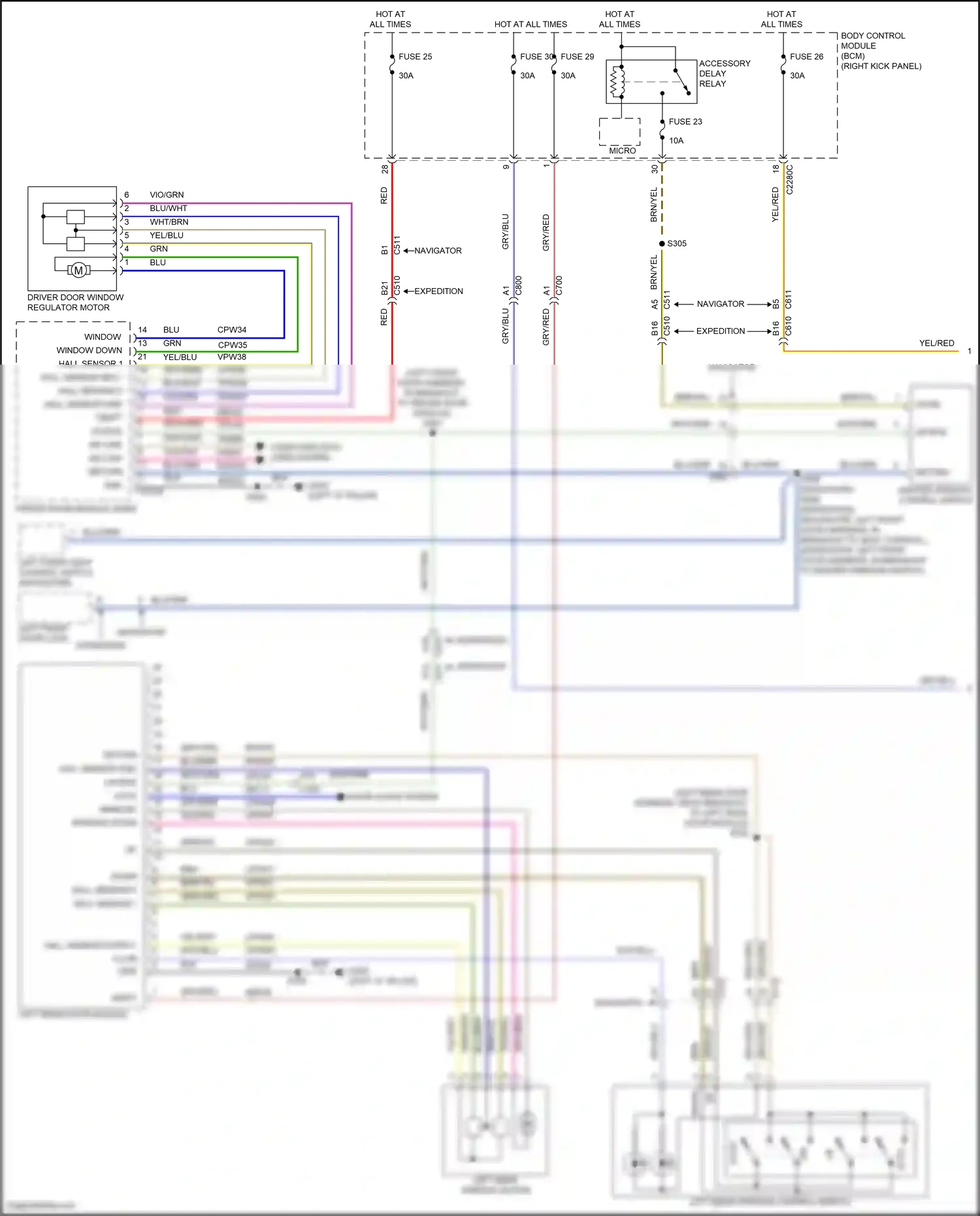 Ford Expedition IV (2017-2022) grn/vio wiring diagram  (47 of 68)