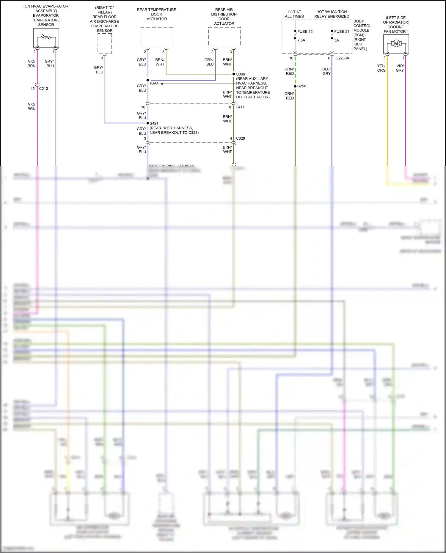 Ford Expedition IV (2017-2022) gry wiring diagram  (24 of 71)