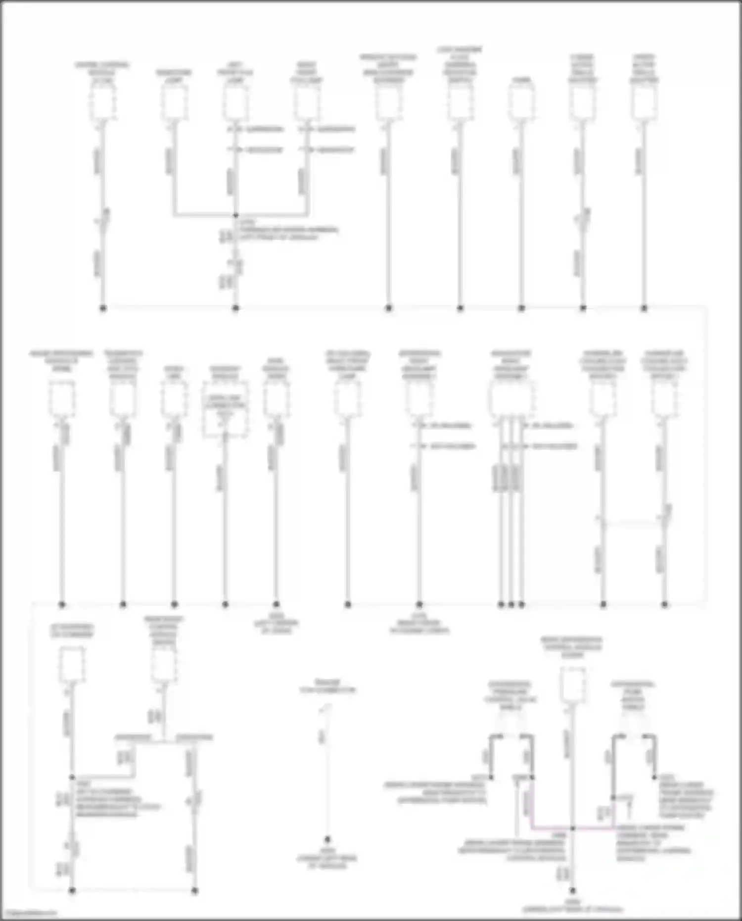 Wiring diagram right front park/turn lamp for Ford Expedition IV (2017-2022) (2 of 2)
