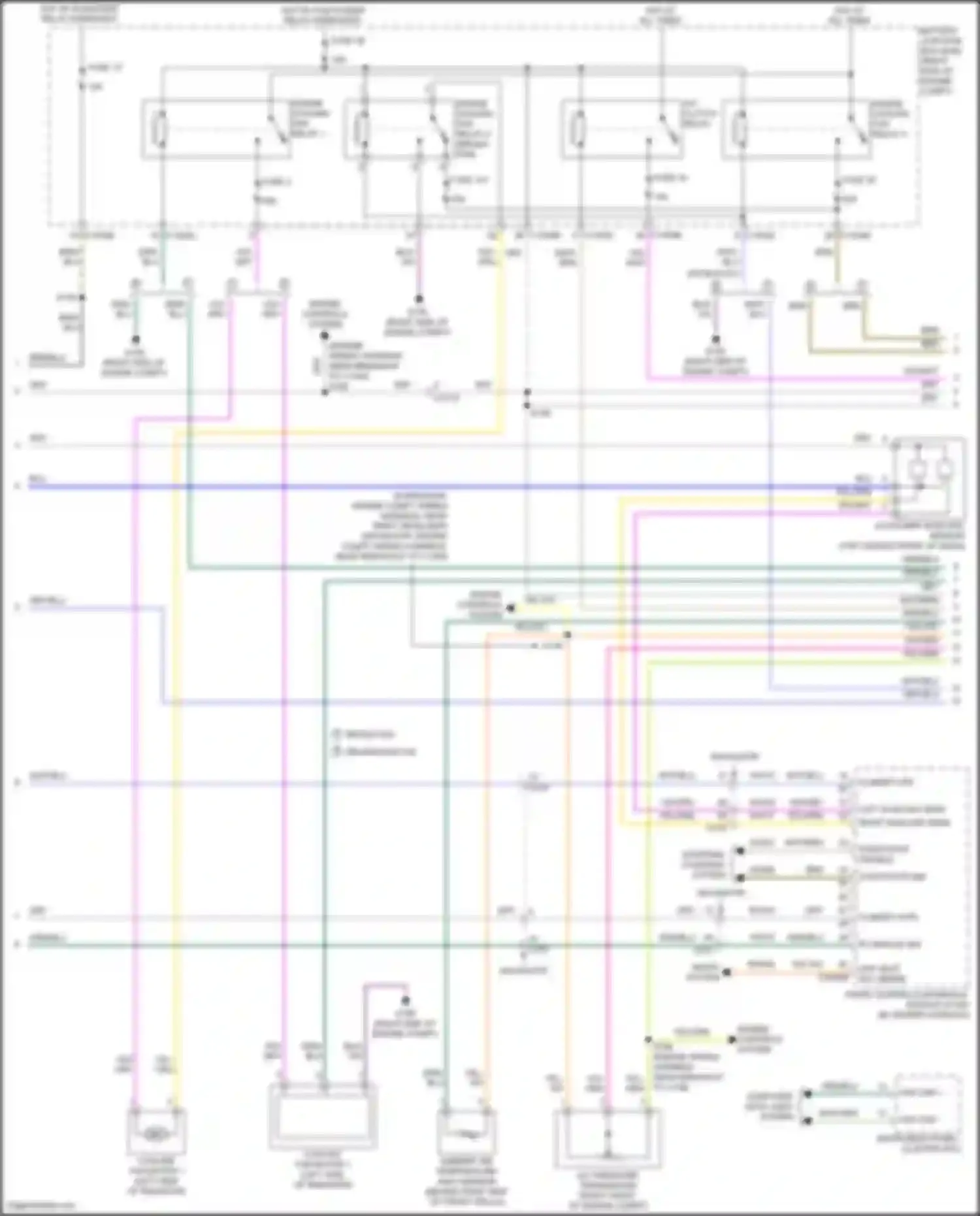 Wiring diagram start/stop ind for Ford Expedition IV (2017-2022) (1 of 2)