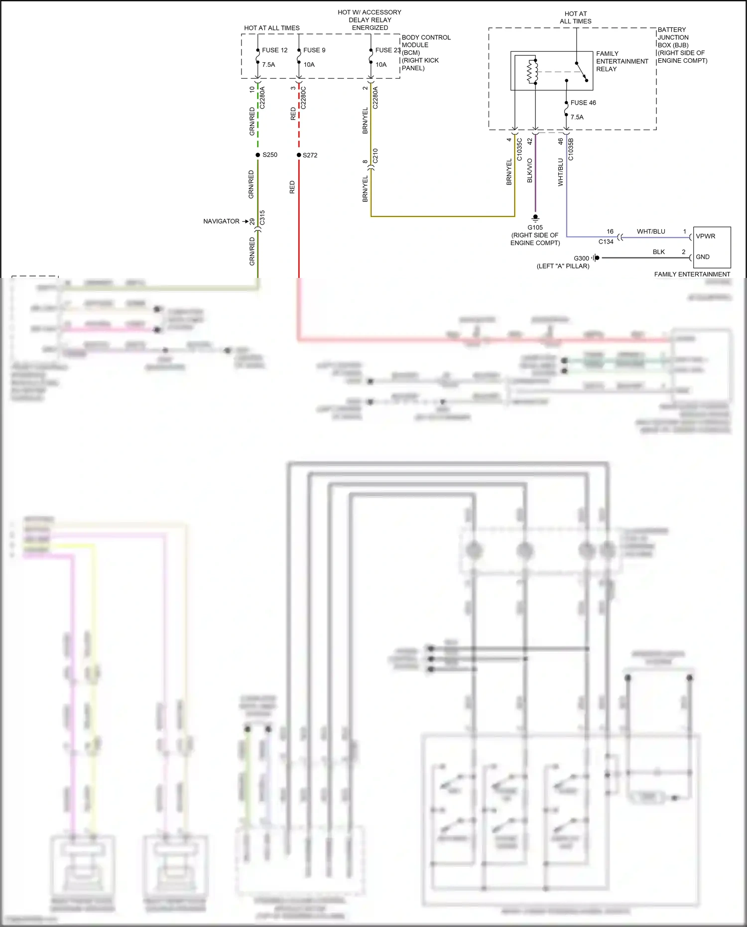 Ford Expedition IV (2017-2022) vio/org wiring diagram  (54 of 86)