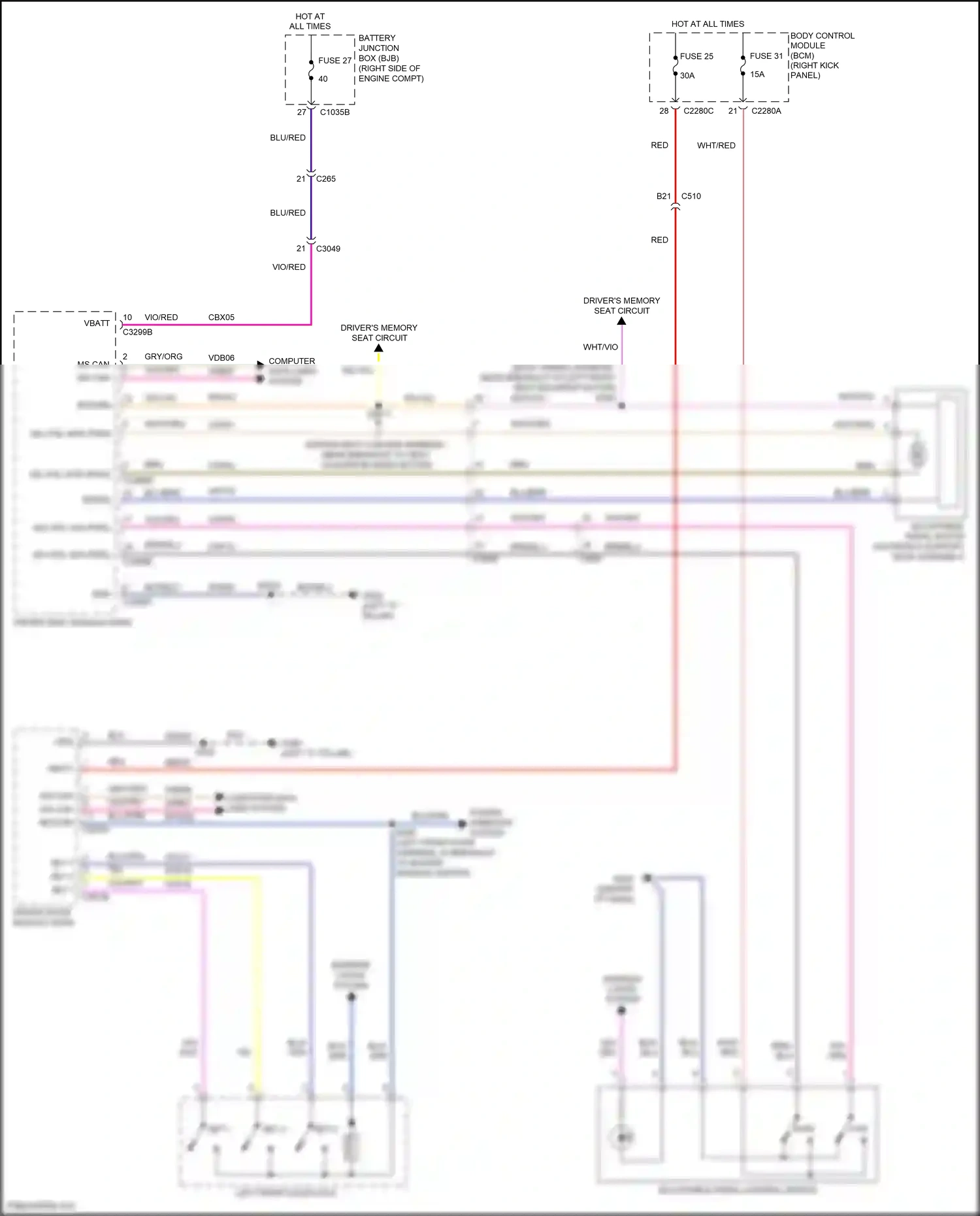 Ford Expedition IV (2017-2022) vio/org wiring diagram  (11 of 86)