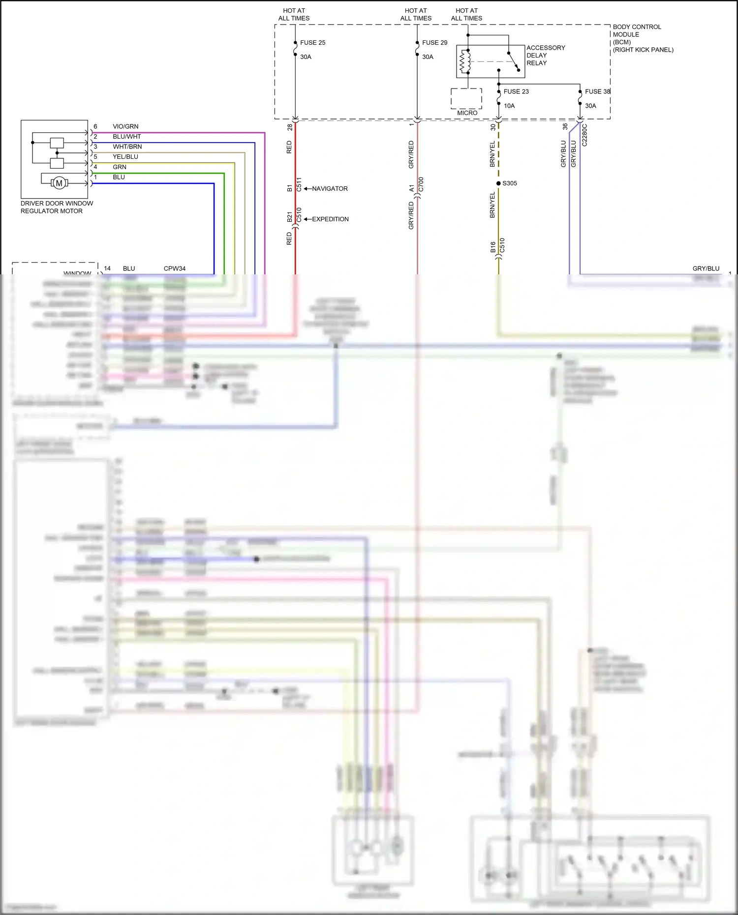 Ford Expedition IV (2017-2022) vio/org wiring diagram  (59 of 86)