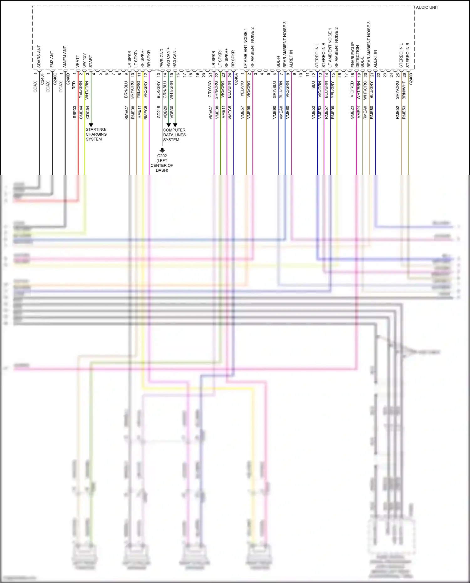 Ford Expedition IV (2017-2022) vio/org wiring diagram  (51 of 86)