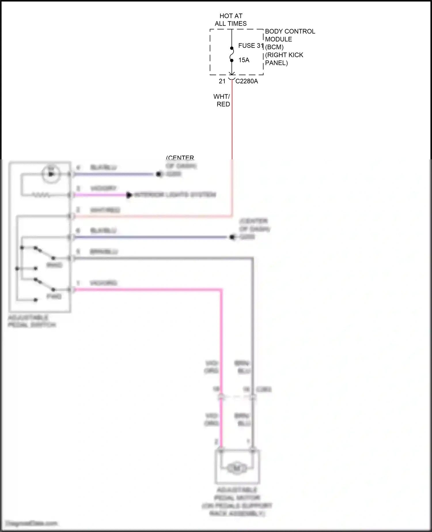 Ford Expedition IV (2017-2022) vio/org wiring diagram  (1 of 86)