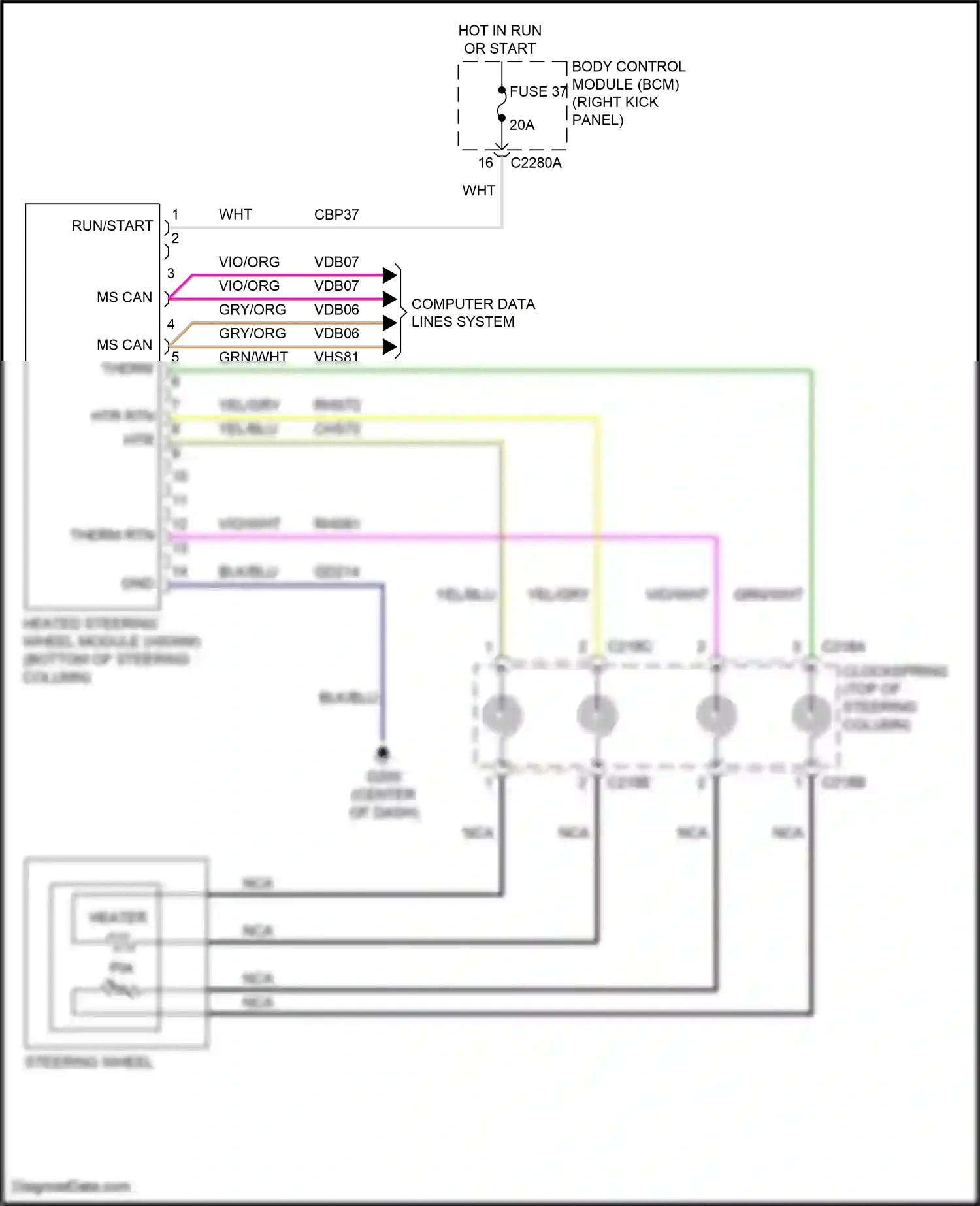 Ford Expedition IV (2017-2022) vio/org wiring diagram  (15 of 86)