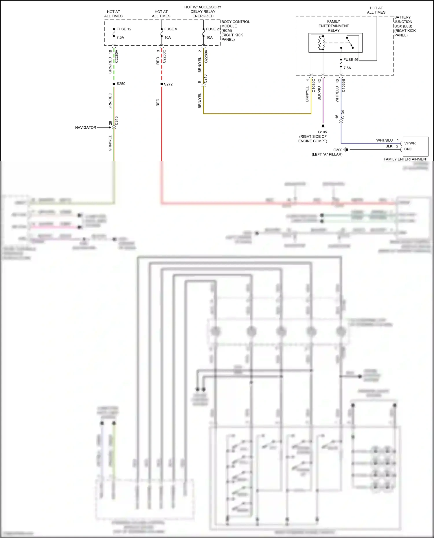 Ford Expedition IV (2017-2022) vio/org wiring diagram  (45 of 86)
