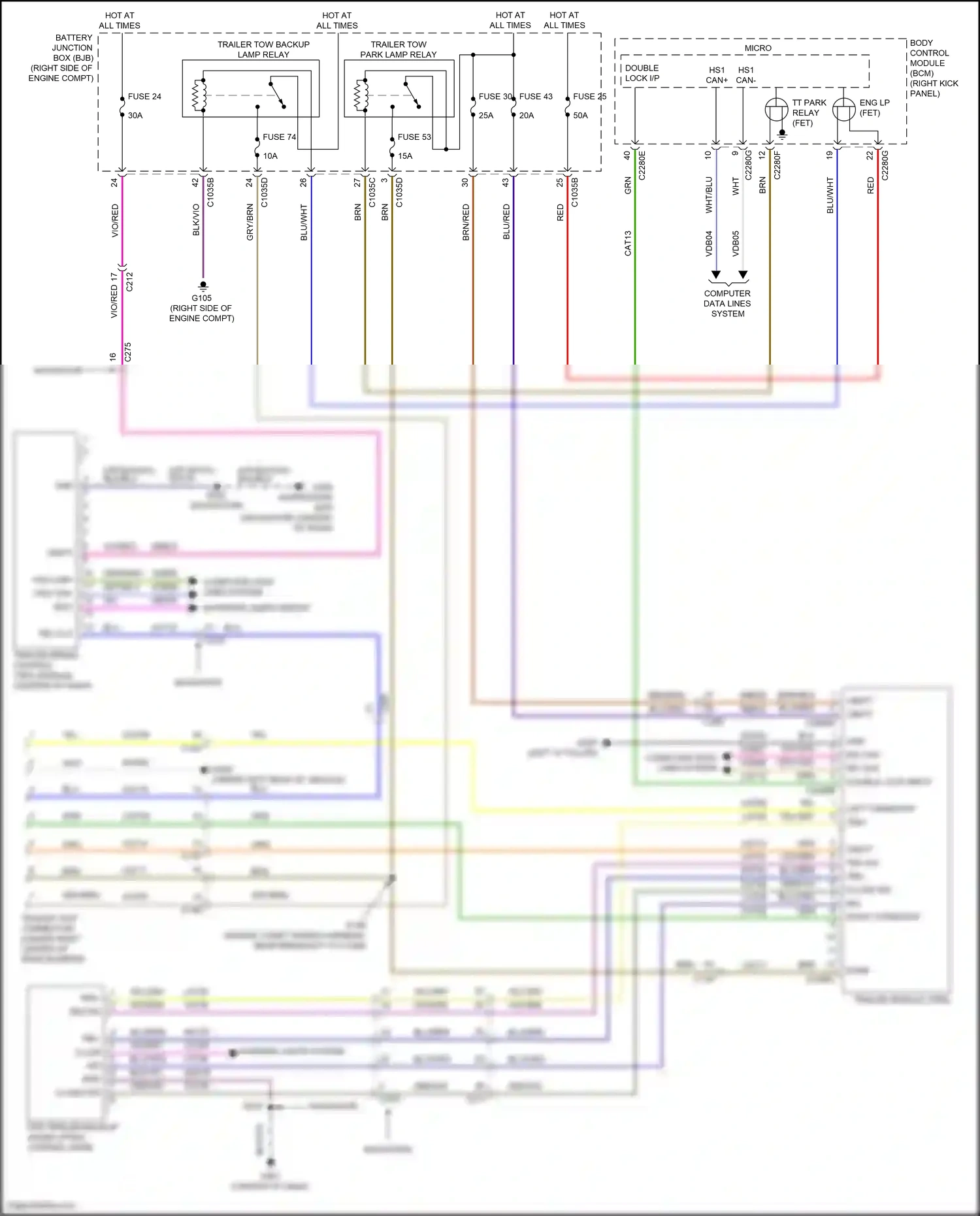 Ford Expedition IV (2017-2022) vio/org wiring diagram  (70 of 86)