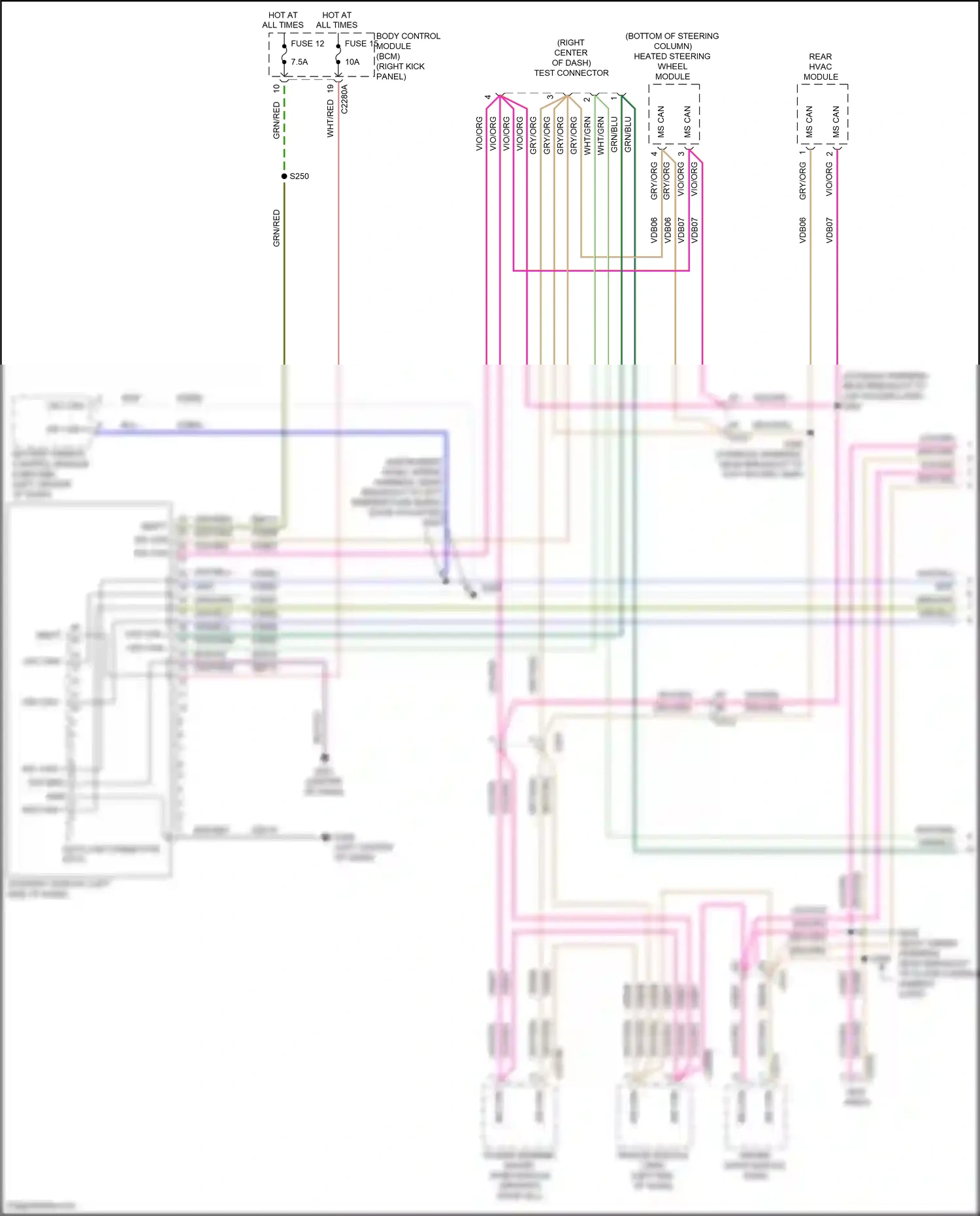 Ford Expedition IV (2017-2022) vio/org wiring diagram  (72 of 86)
