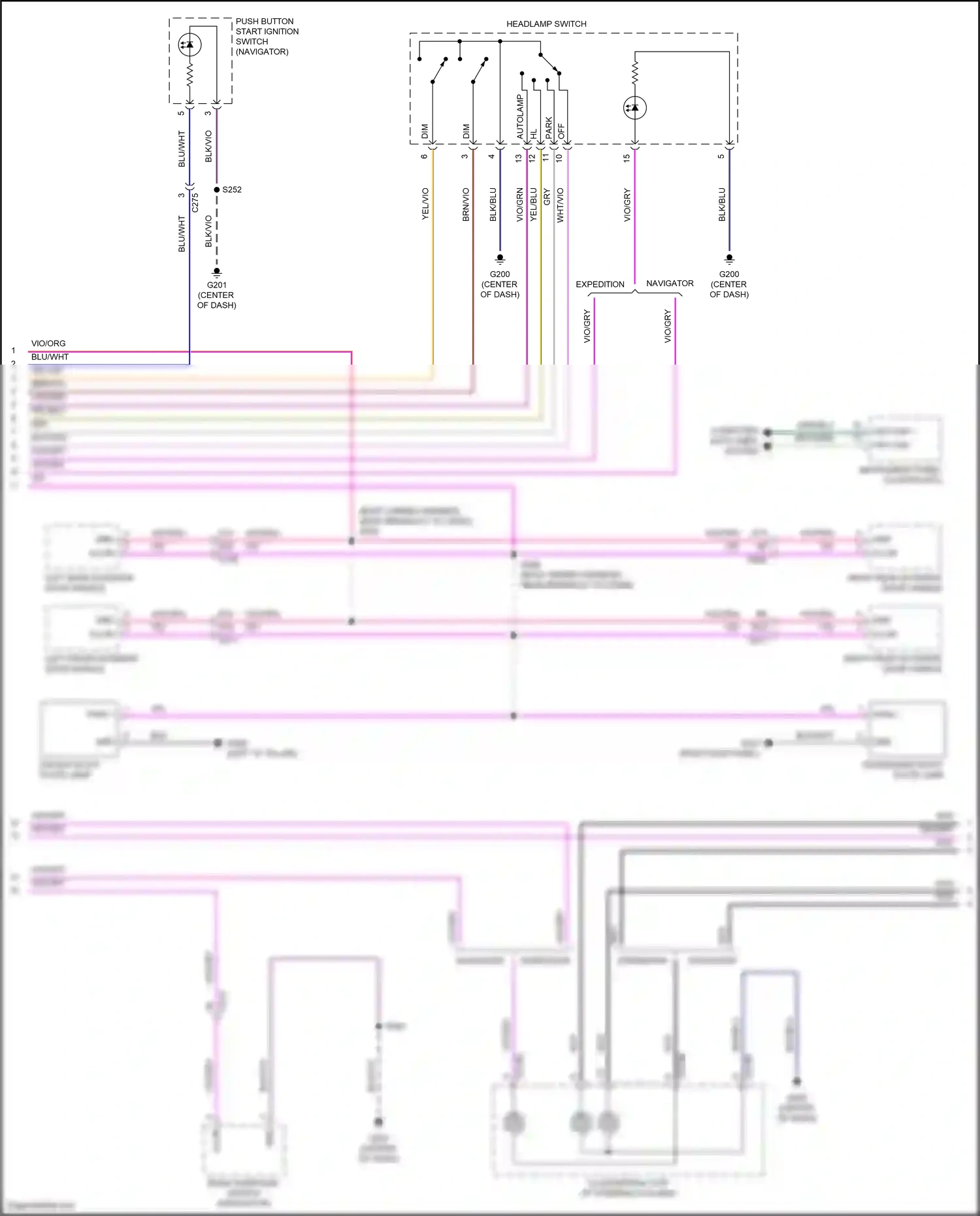 Ford Expedition IV (2017-2022) vio/org wiring diagram  (65 of 86)