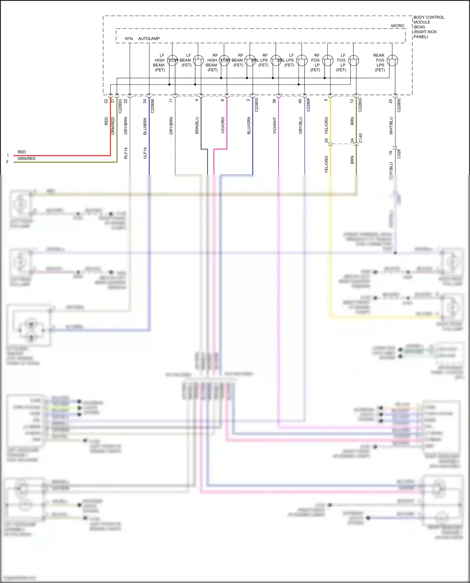 Ford Expedition IV (2017-2022) vio/org wiring diagram  (82 of 86)
