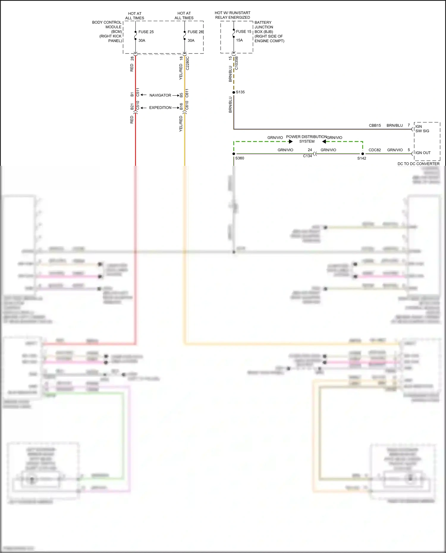 Ford Expedition IV (2017-2022) vio/org wiring diagram  (41 of 86)