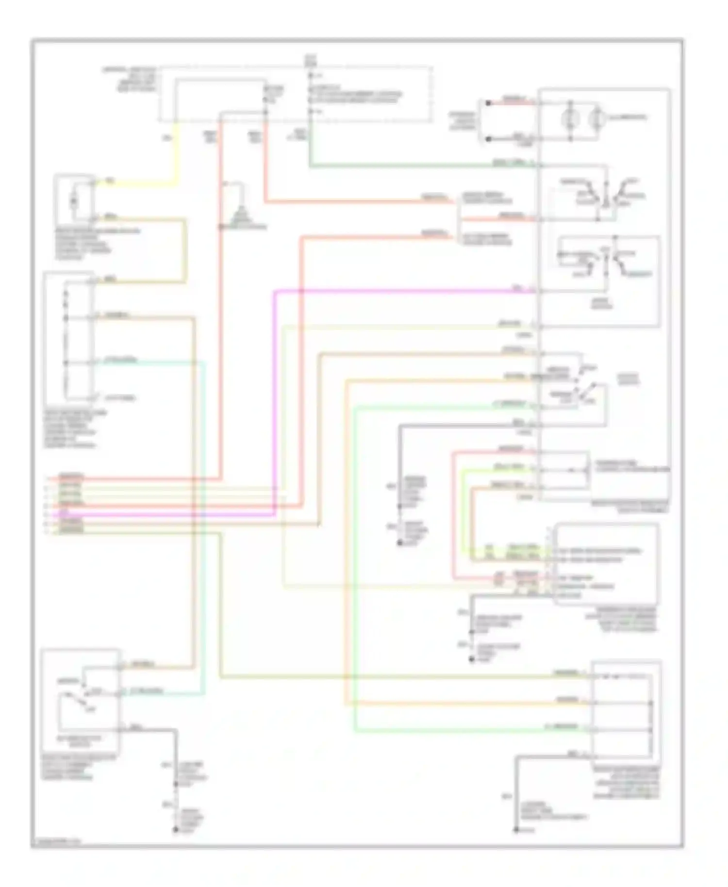 Explorer Ford II (1994-2003): Manual a/c circuit (2 of 2)