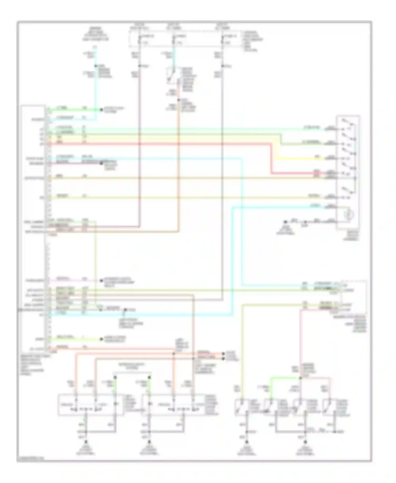 Explorer Ford II (1994-2003): Forced entry circuit, early production