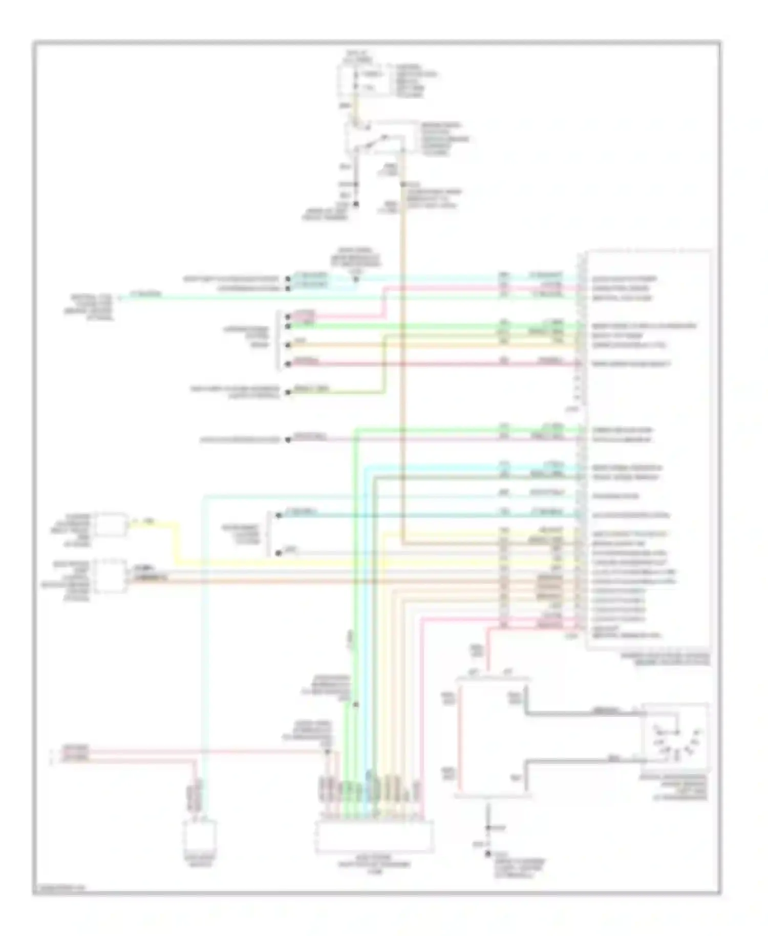 Explorer Ford II (1994-2003): Body computer circuits (2 of 2)