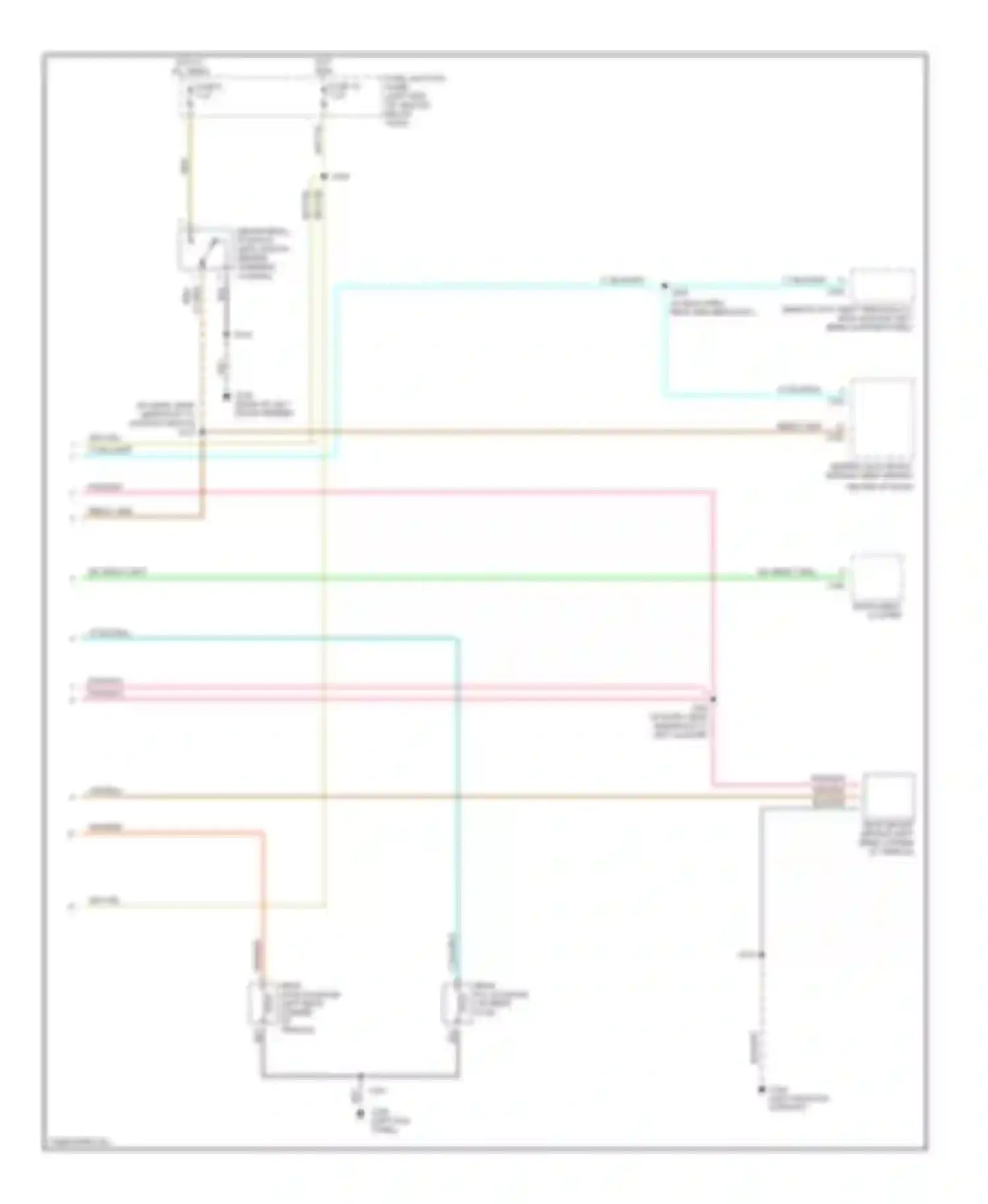 Explorer Ford II (1994-2003): Electronic suspension circuit (2 of 2)
