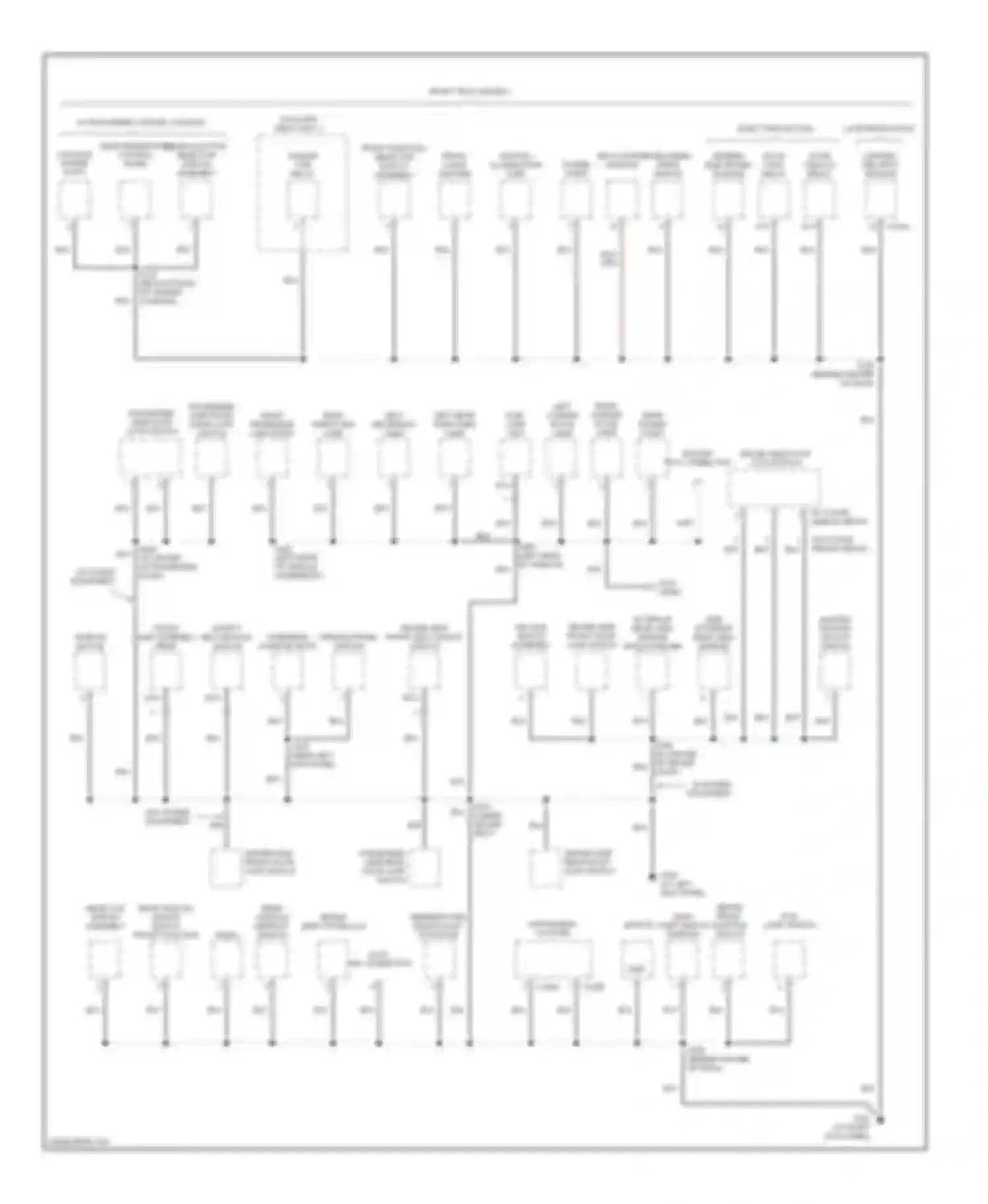 Explorer Ford II (1994-2003): Ground distribution circuit (3 of 4)