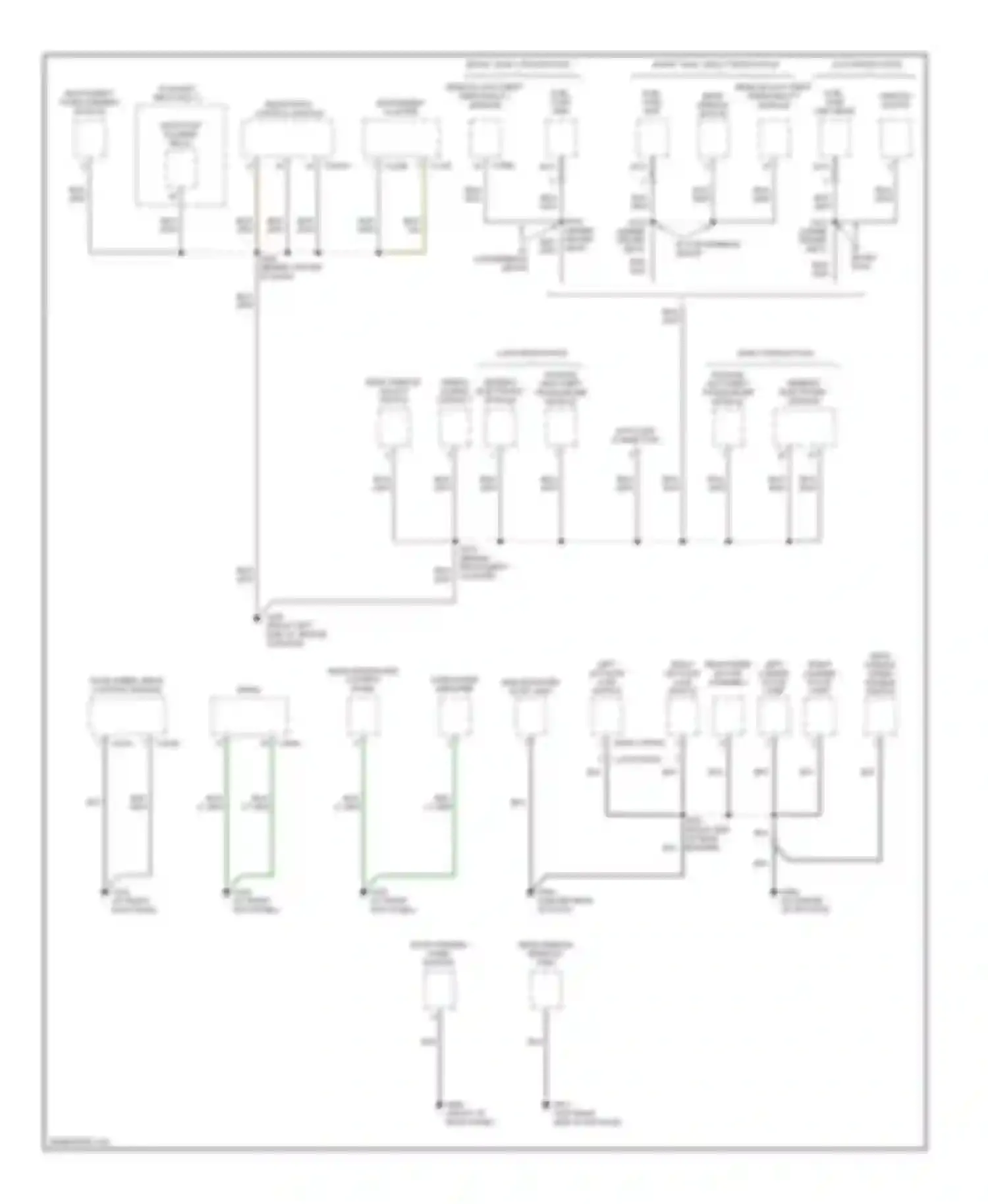 Explorer Ford II (1994-2003): Ground distribution circuit (4 of 4)