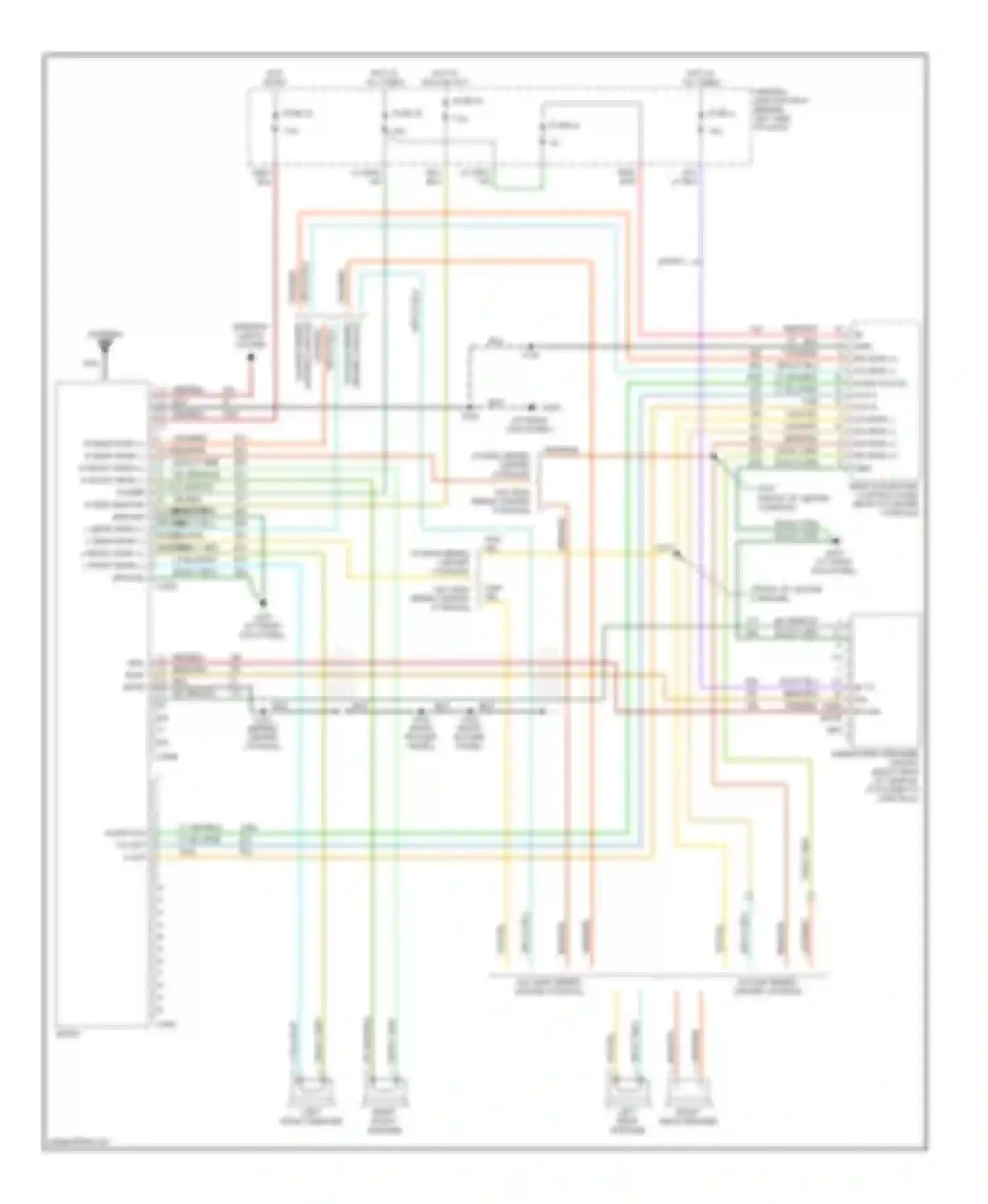Explorer Ford II (1994-2003): Radio circuits, late production