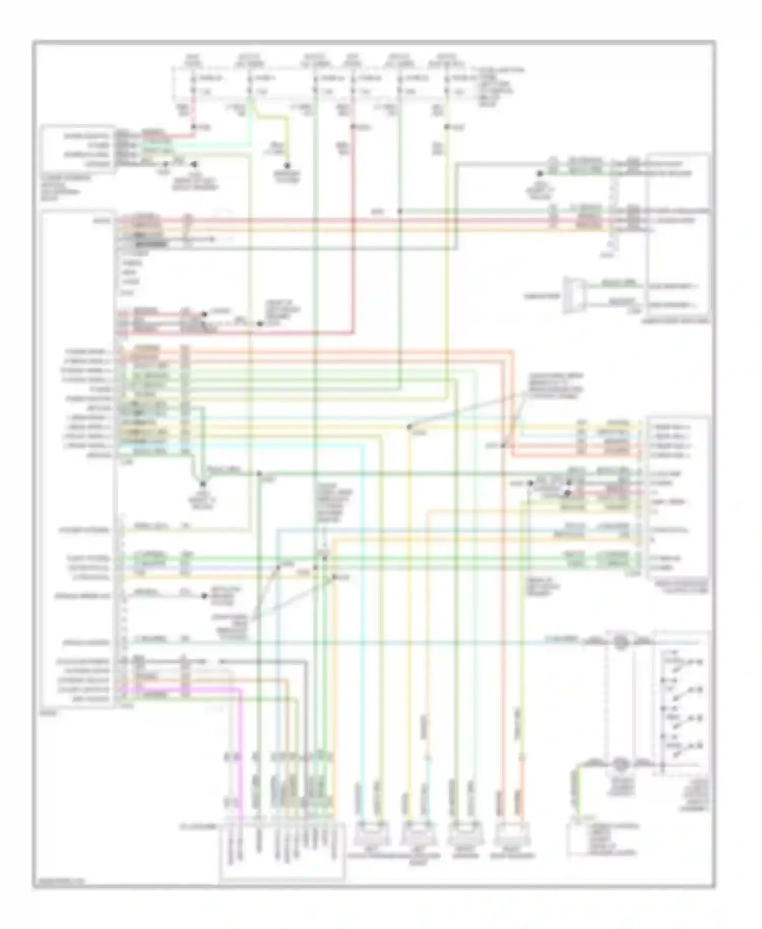 Explorer Ford II (1994-2003): Radio circuits, with mach sound system