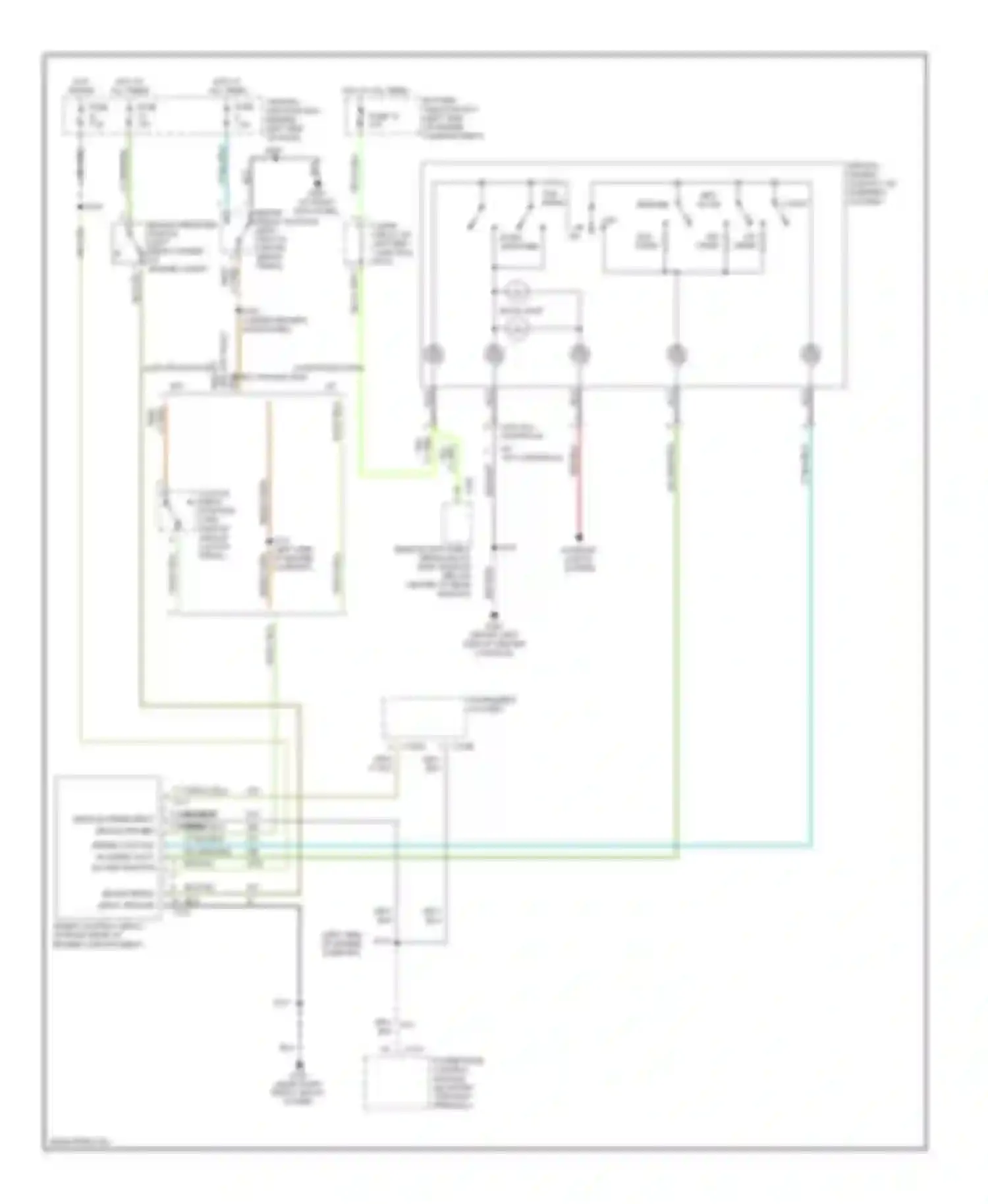 Wiring diagram brake press input ground for Ford Explorer II (1994-2003) (1 of 1)