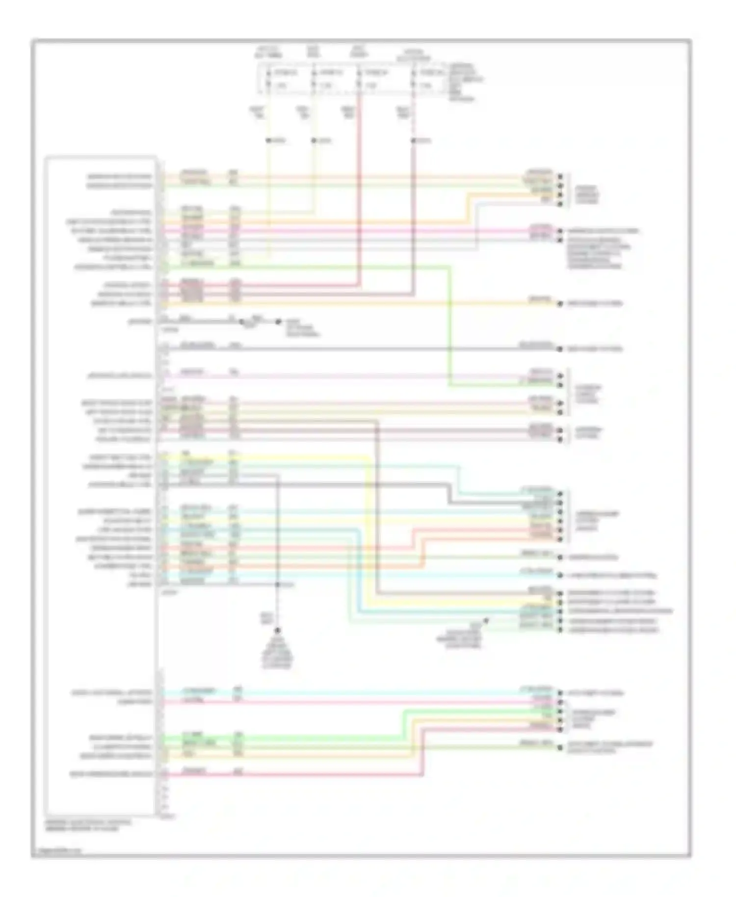 Wiring diagram computer data lines system for Ford Explorer II (1994-2003) (5 of 7)