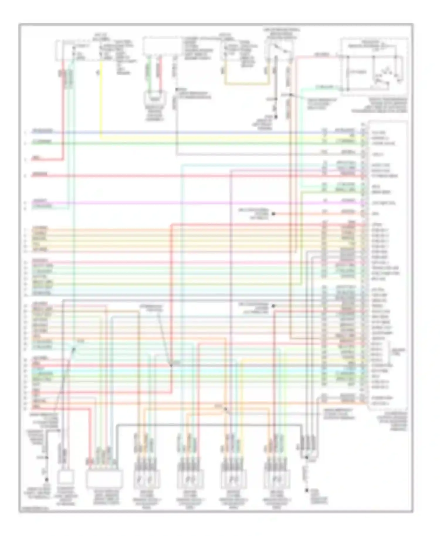 Wiring diagram fuse 13 for Ford Explorer II (1994-2003) (10 of 13)