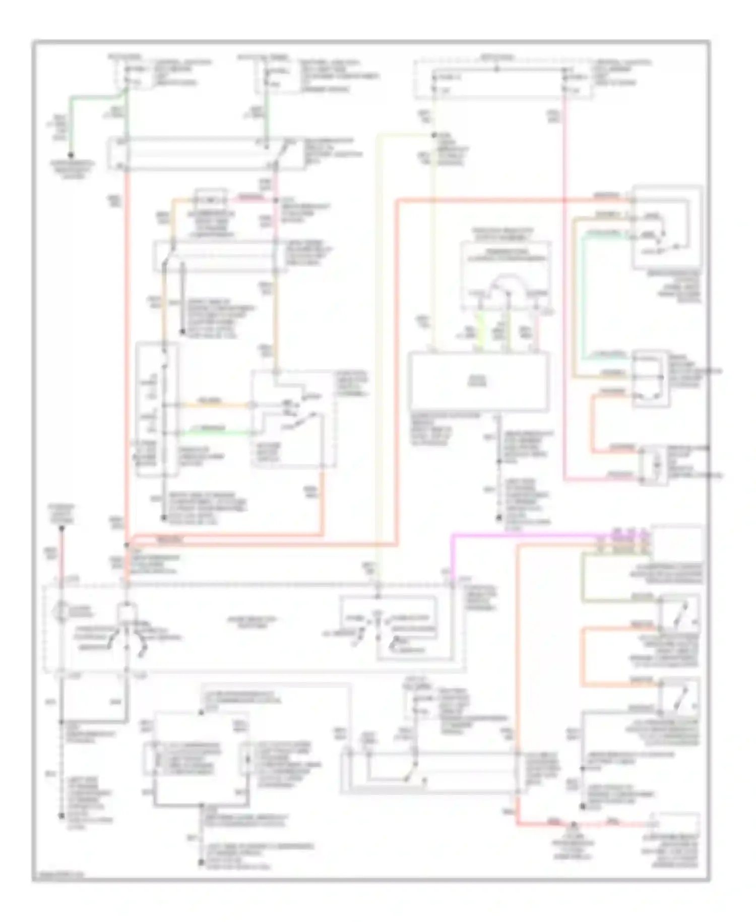 Wiring diagram hot in run for Ford Explorer II (1994-2003) (7 of 28)