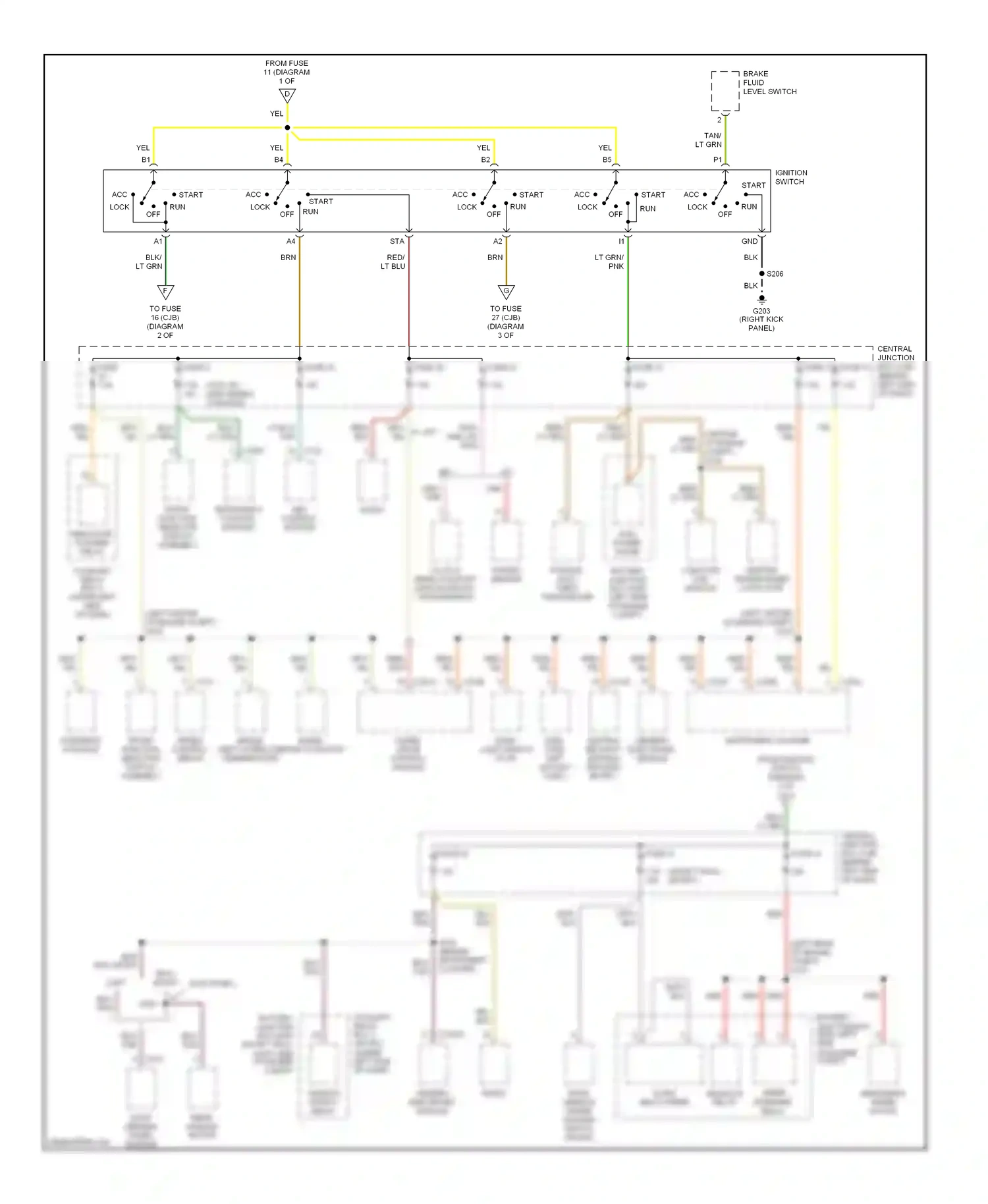Wiring diagram lt blu for Ford Explorer II (1994-2003) (57 of 61)