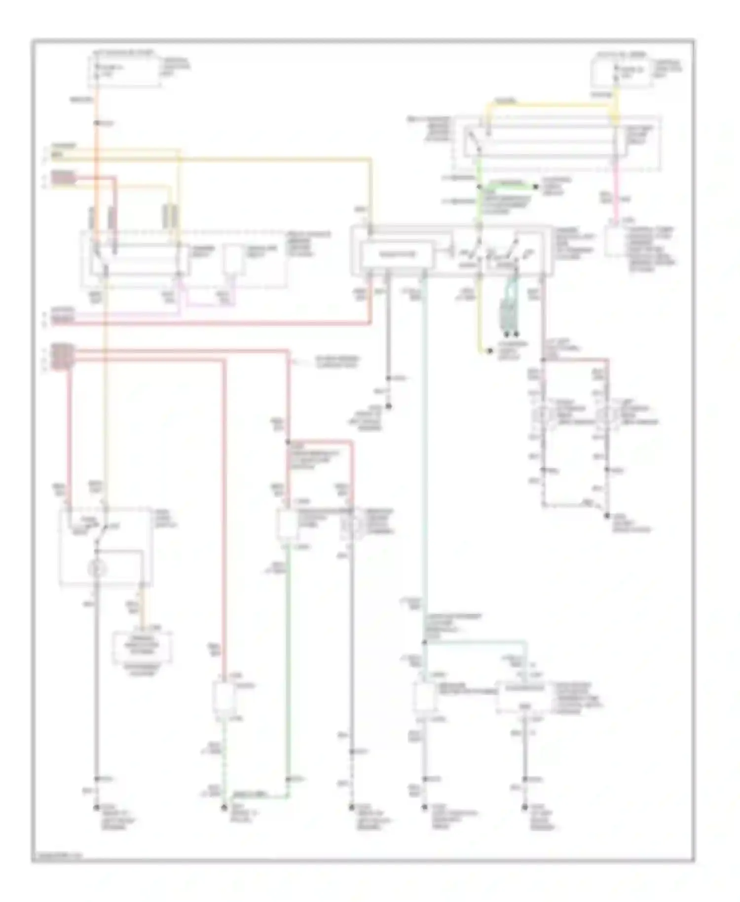Wiring diagram main light switch for Ford Explorer II (1994-2003) (8 of 18)