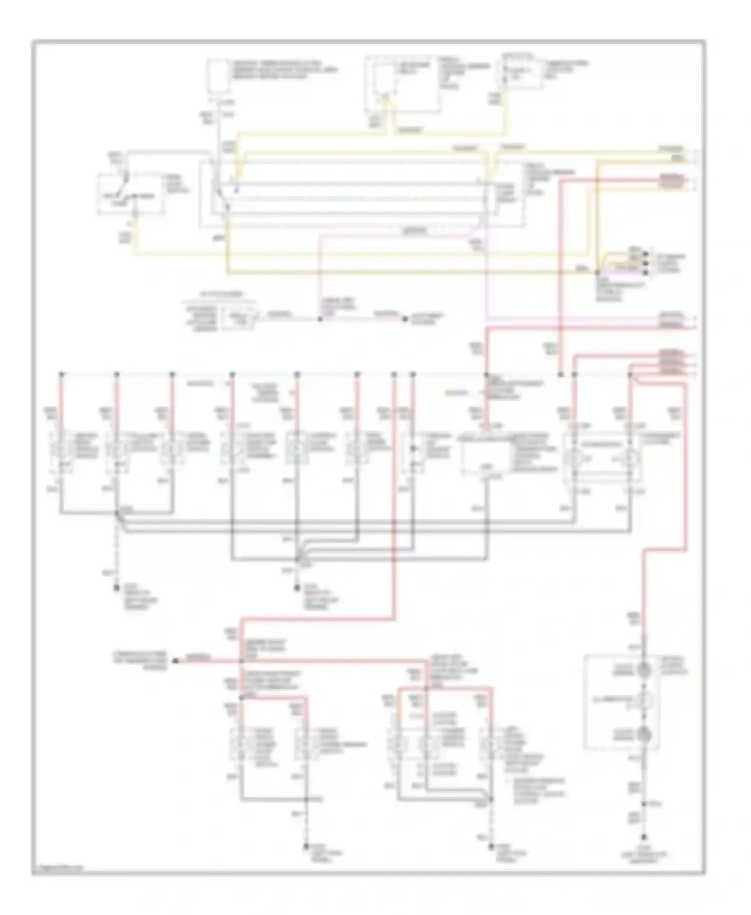 Wiring diagram main light switch for Ford Explorer II (1994-2003) (7 of 18)