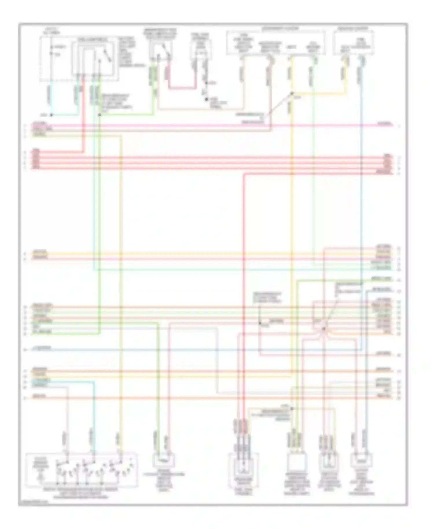Wiring diagram malfunction indicator input tach input for Ford Explorer II (1994-2003) (1 of 1)