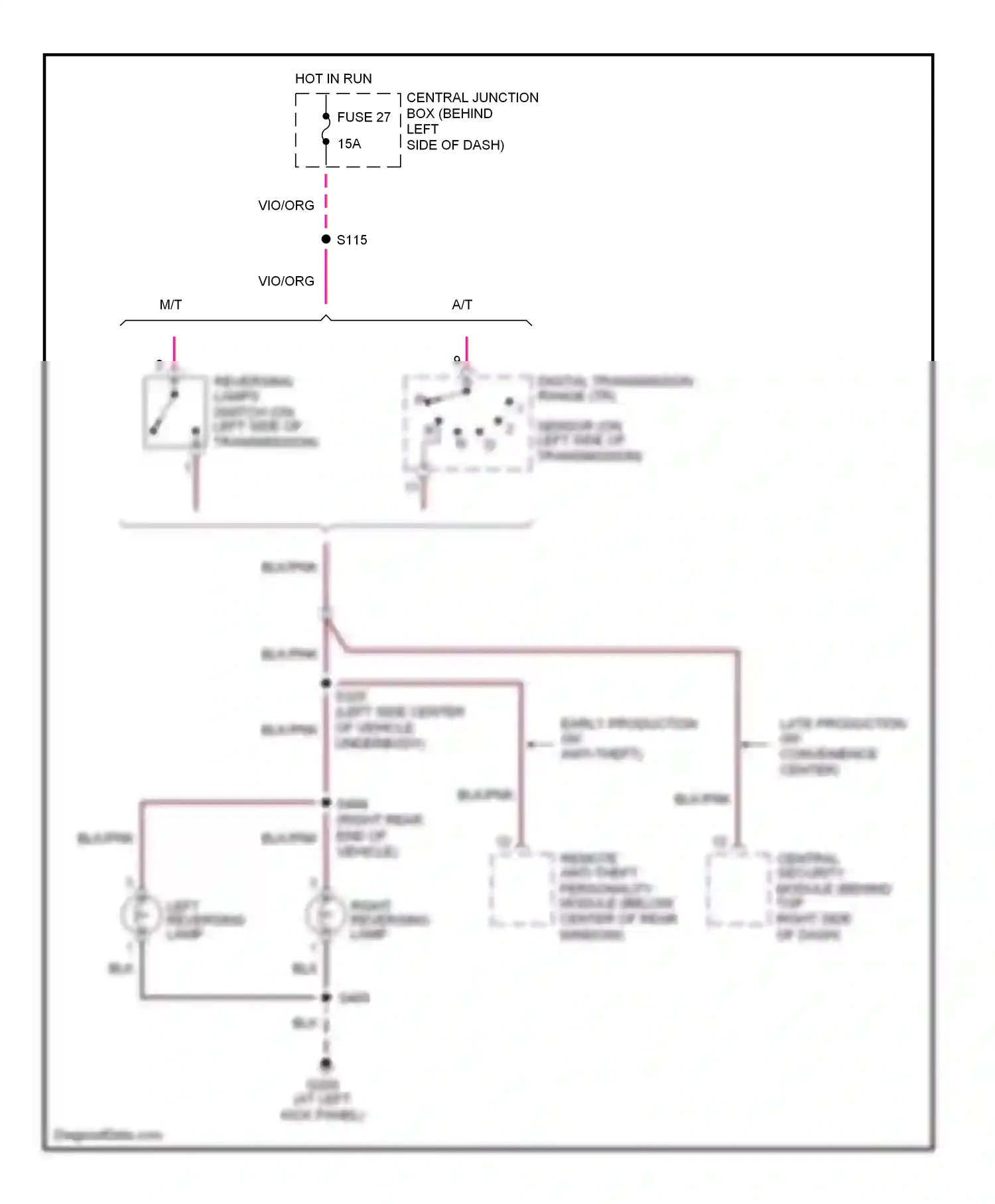 Ford Explorer II (1994-2003) m/t wiring diagram  (4 of 10)