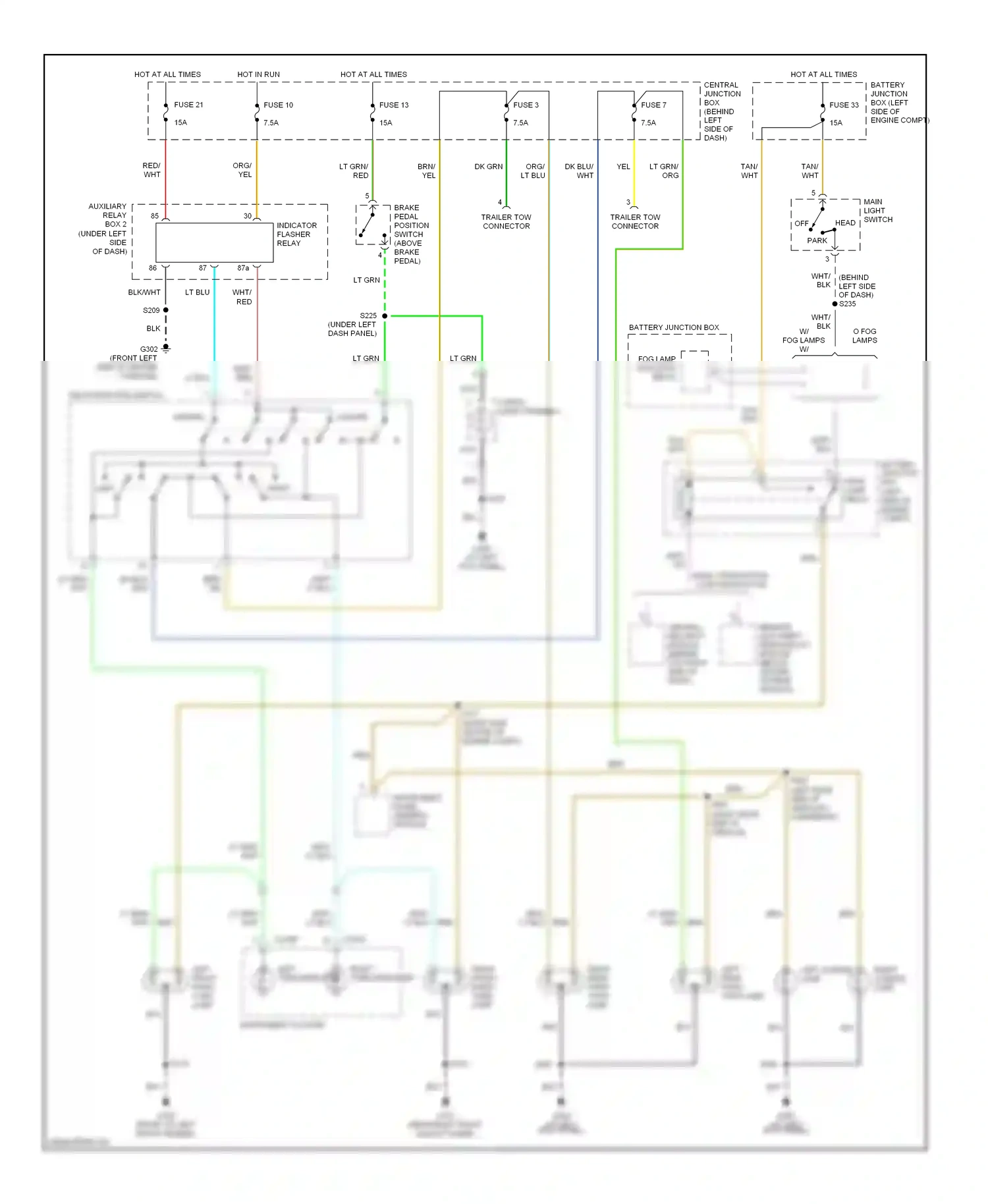 Wiring diagram nca for Ford Explorer II (1994-2003) (52 of 55)