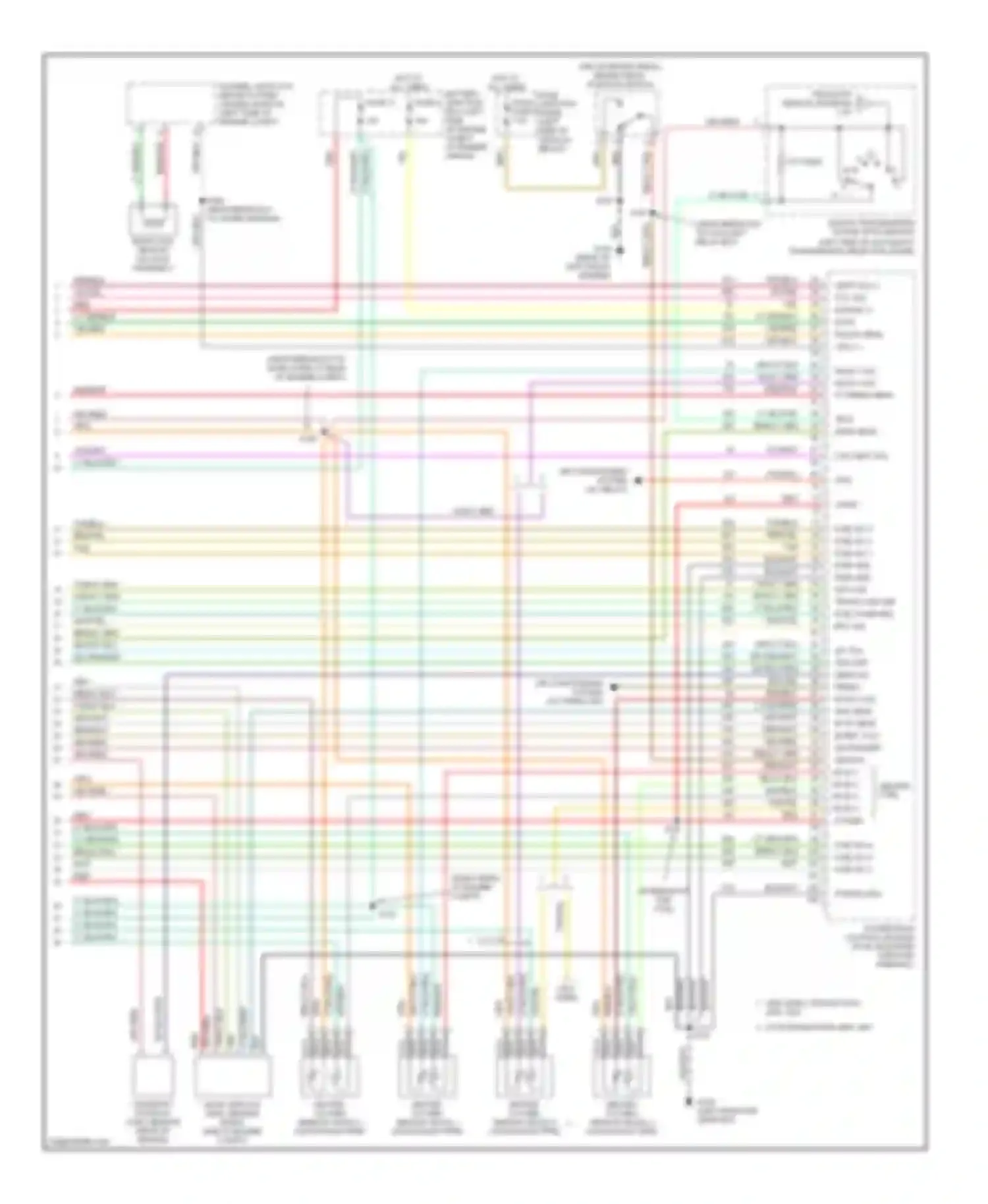 Wiring diagram (near breakout for Ford Explorer II (1994-2003) (8 of 10)