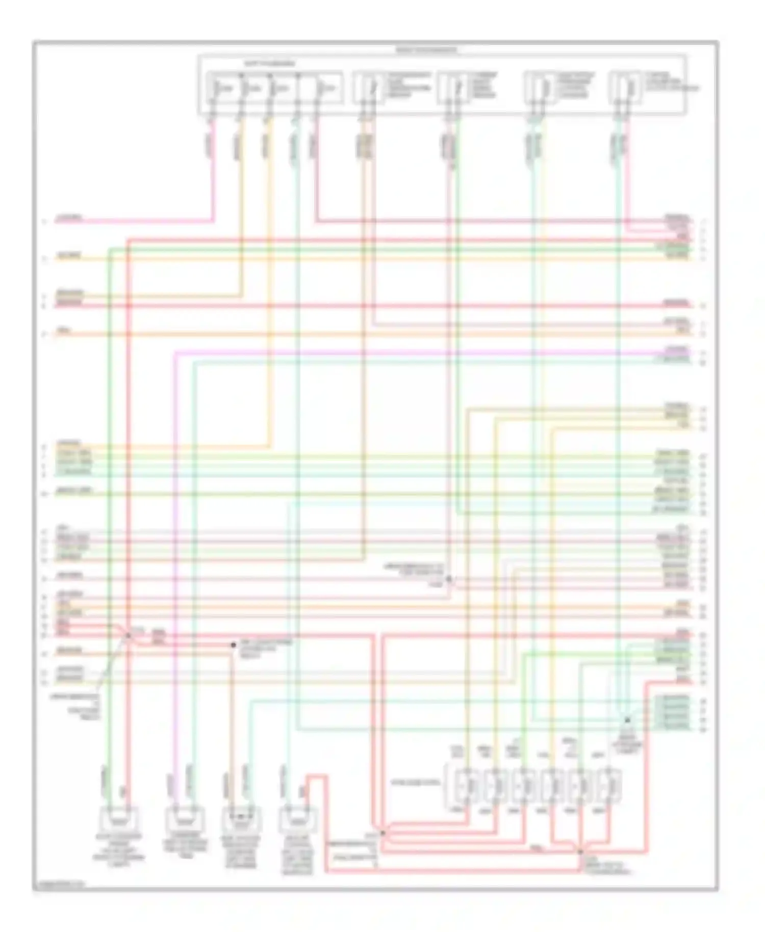 Wiring diagram transmission fluid temperature sensor for Ford Explorer II (1994-2003) (5 of 6)