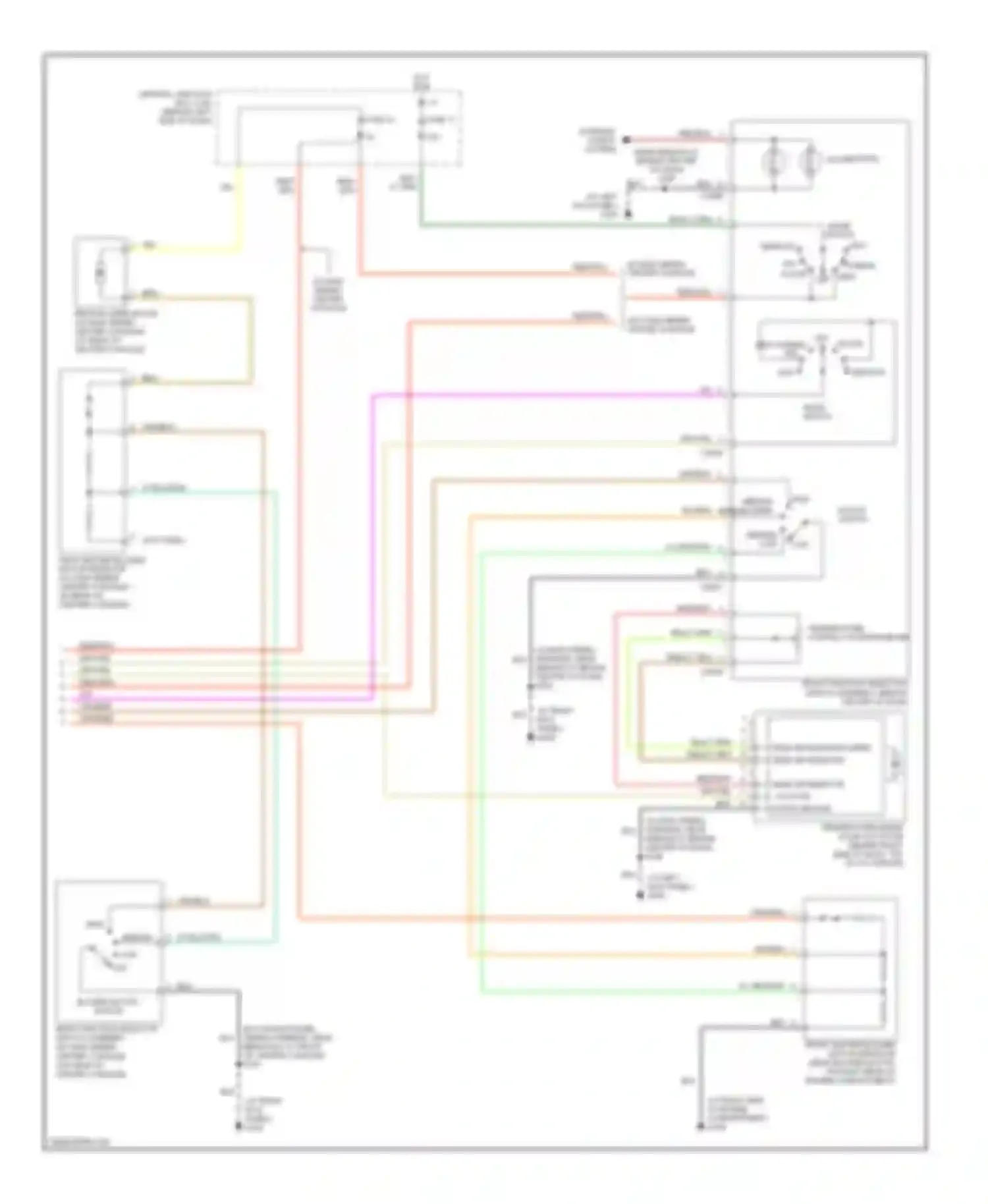 Explorer Ford III (2001-2006): Manual a/c circuit (2 of 2)