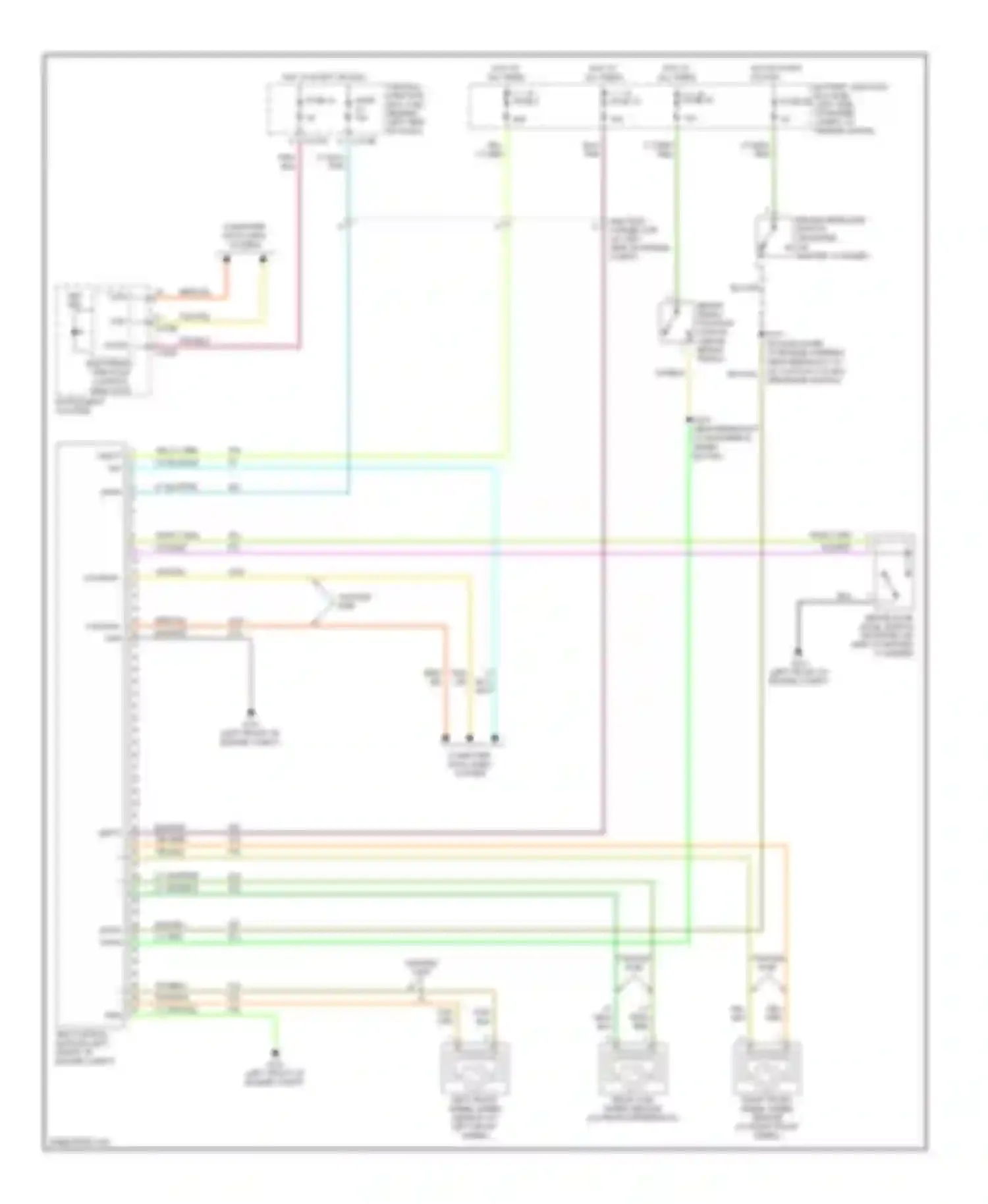 Explorer Ford III (2001-2006): Anti-lock brakes circuit, without ivd