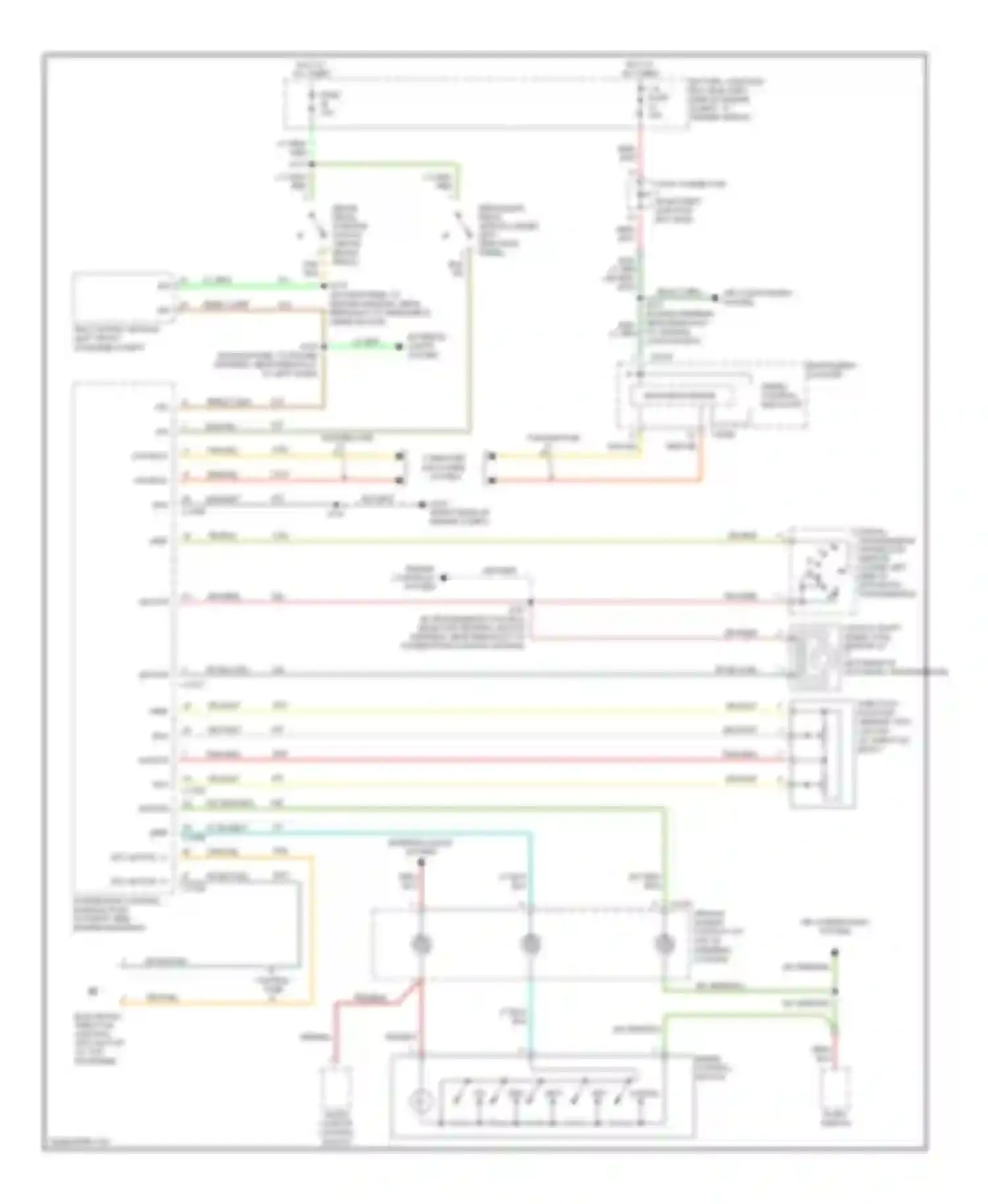 Explorer Ford III (2001-2006): Cruise control circuit, with ivd