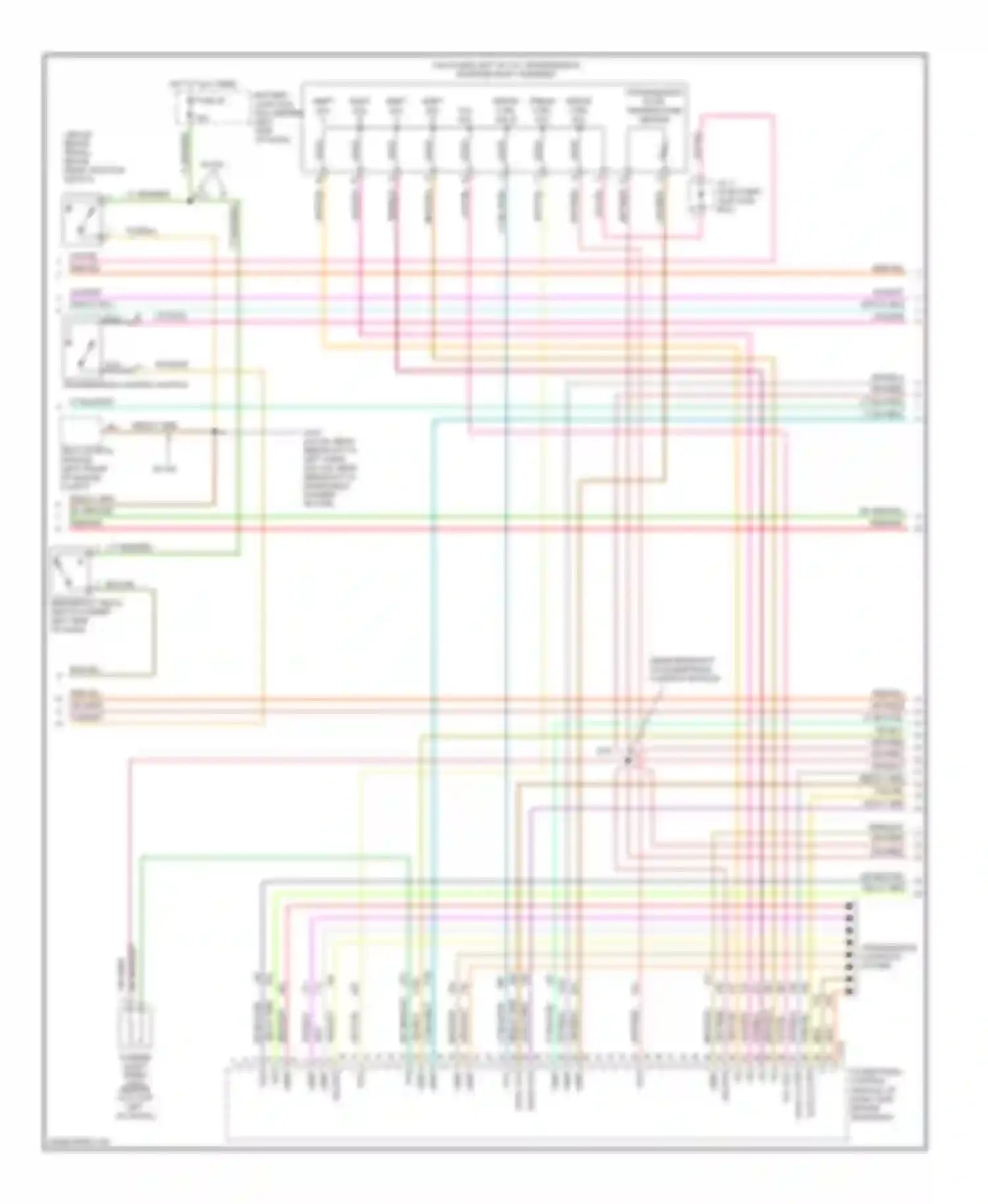 Explorer Ford III (2001-2006): Wiring diagram engine performance 4.6l (2 of 4)