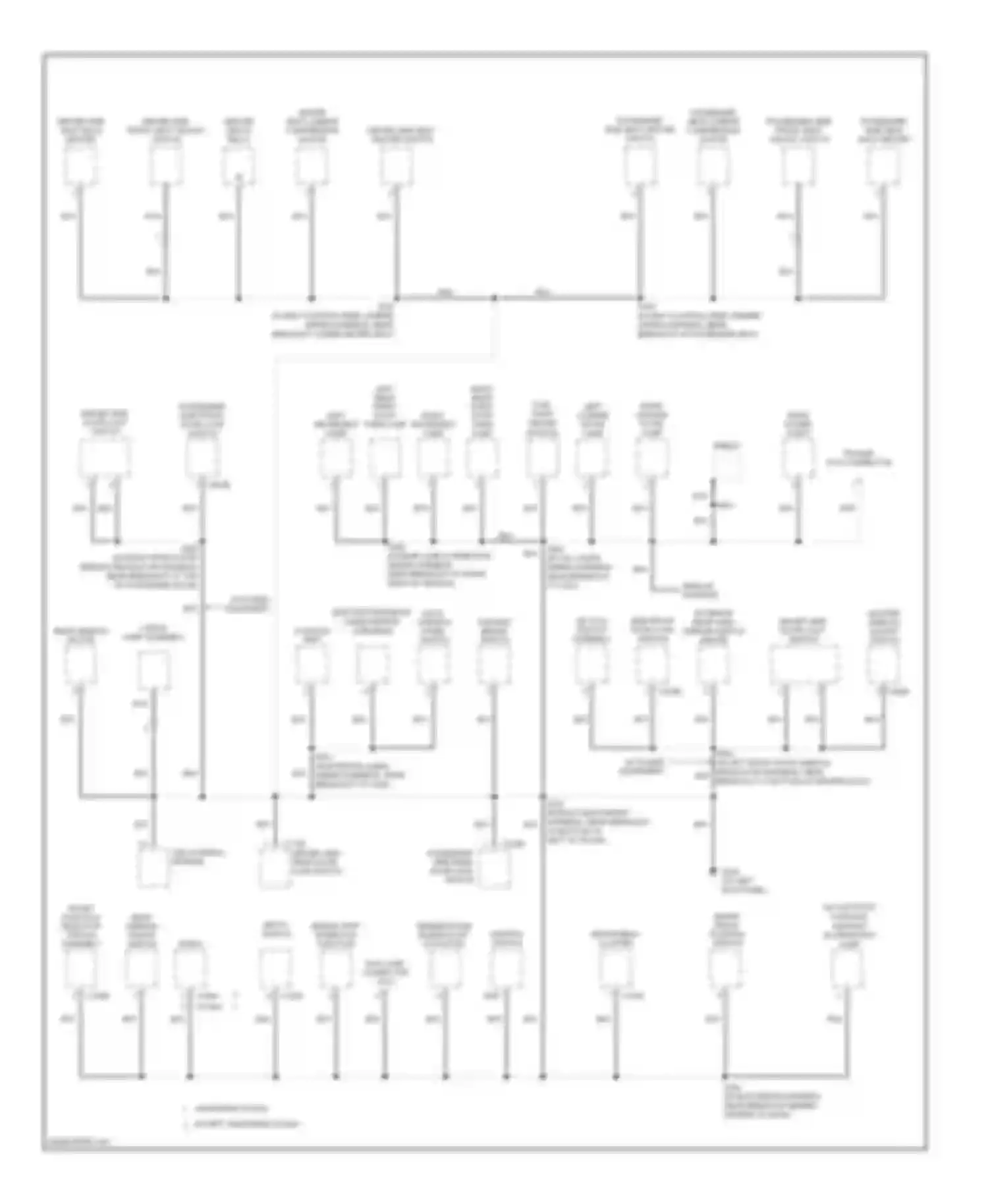 Explorer Ford III (2001-2006): Ground distribution circuit (3 of 3)