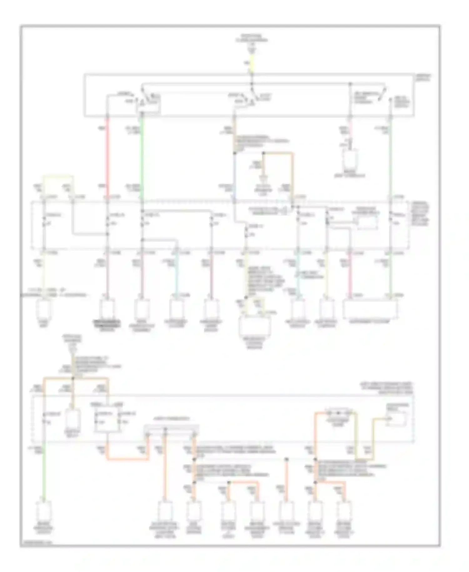 Explorer Ford III (2001-2006): Power distribution circuit (2 of 4)